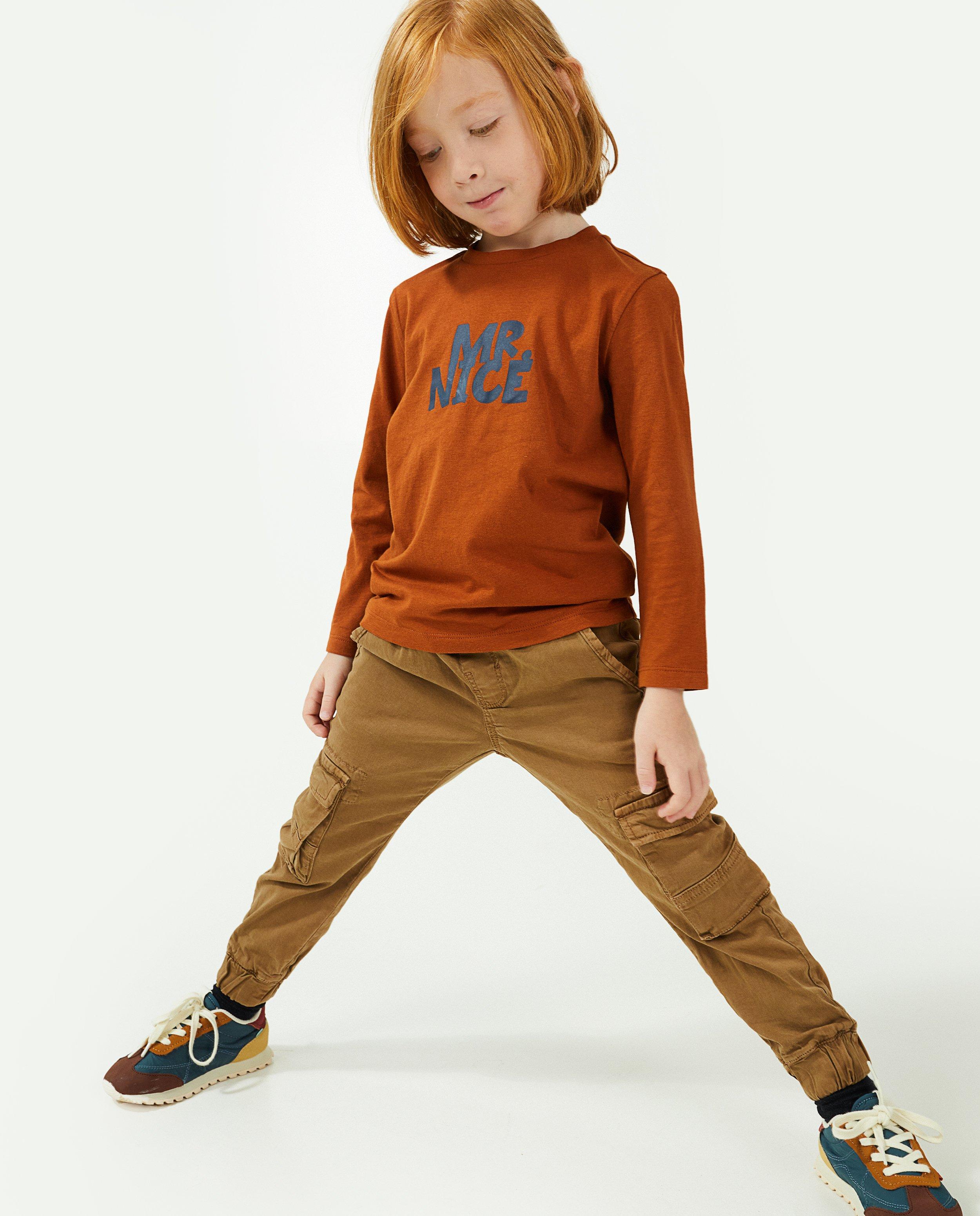 Bruine cargobroek, 2-7 jaar - null - Kidz Nation
