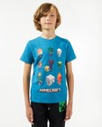 T-shirts - Blauw 'Minecraft'-T-shirt
