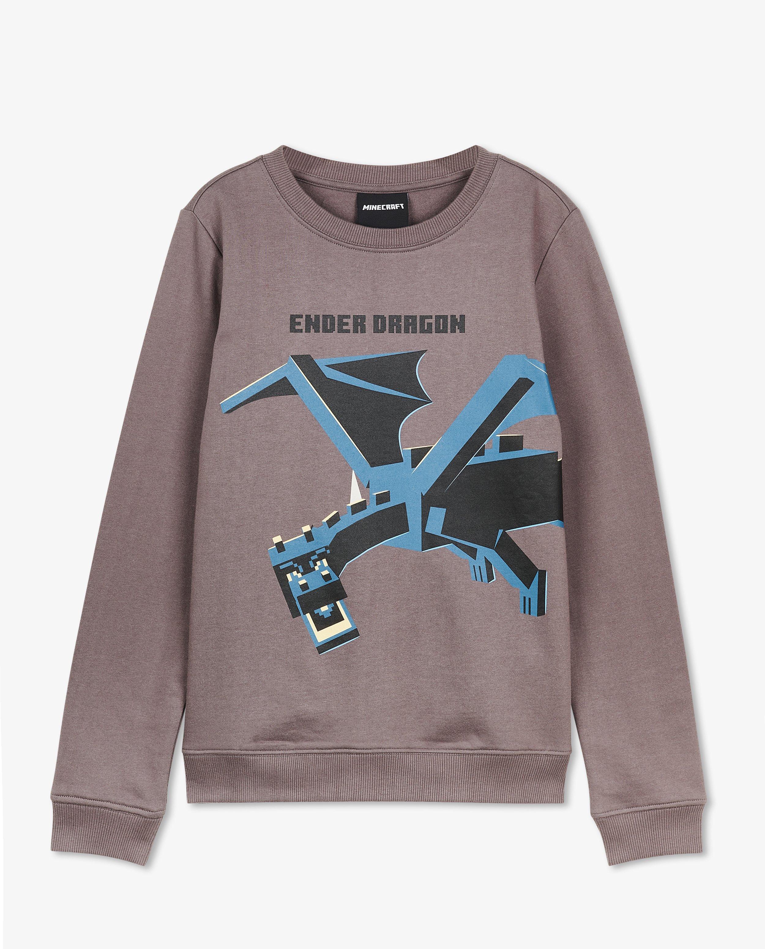 Sweaters - Grijze sweater met Ender Dragon