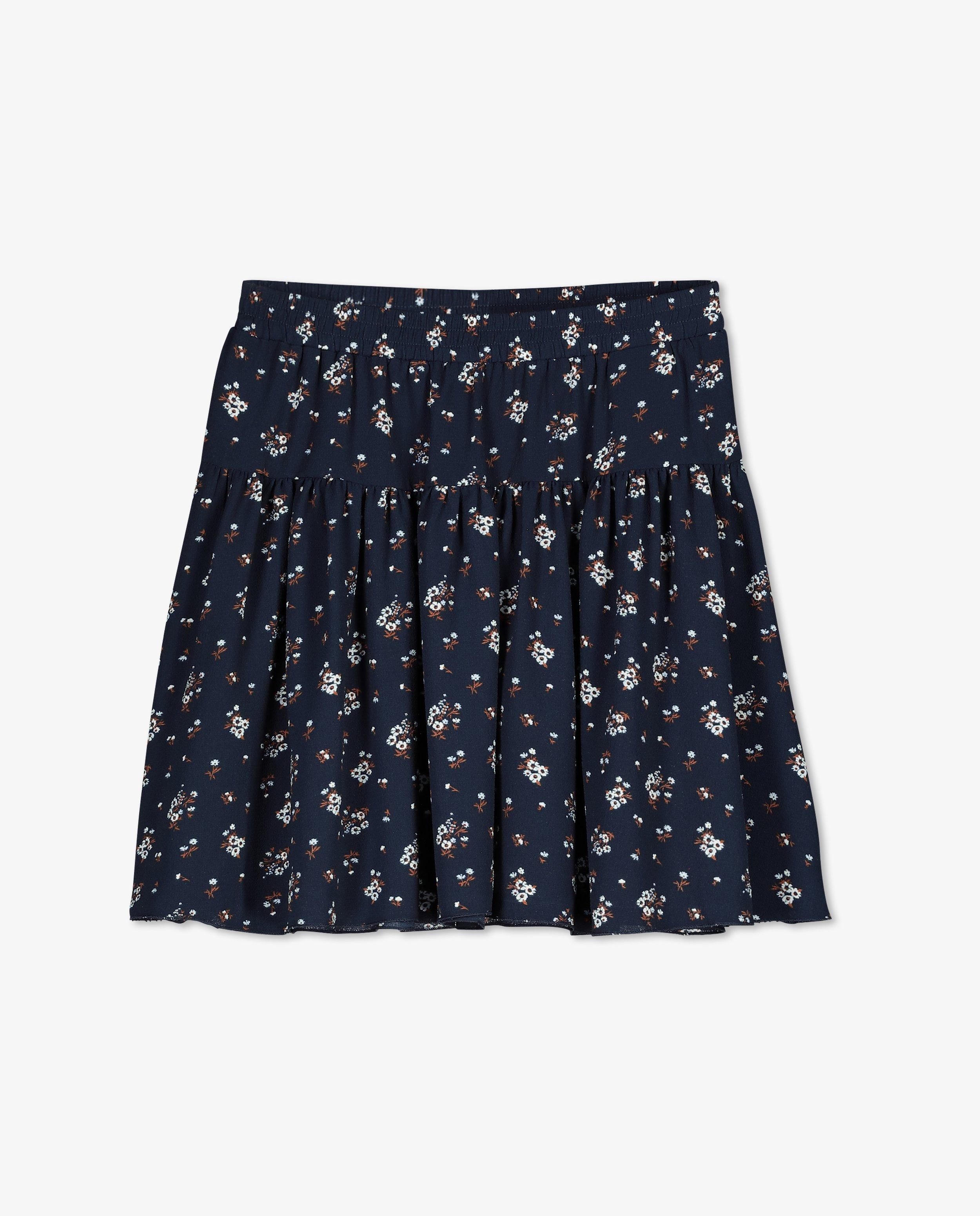 Rokken - Groene rok met print