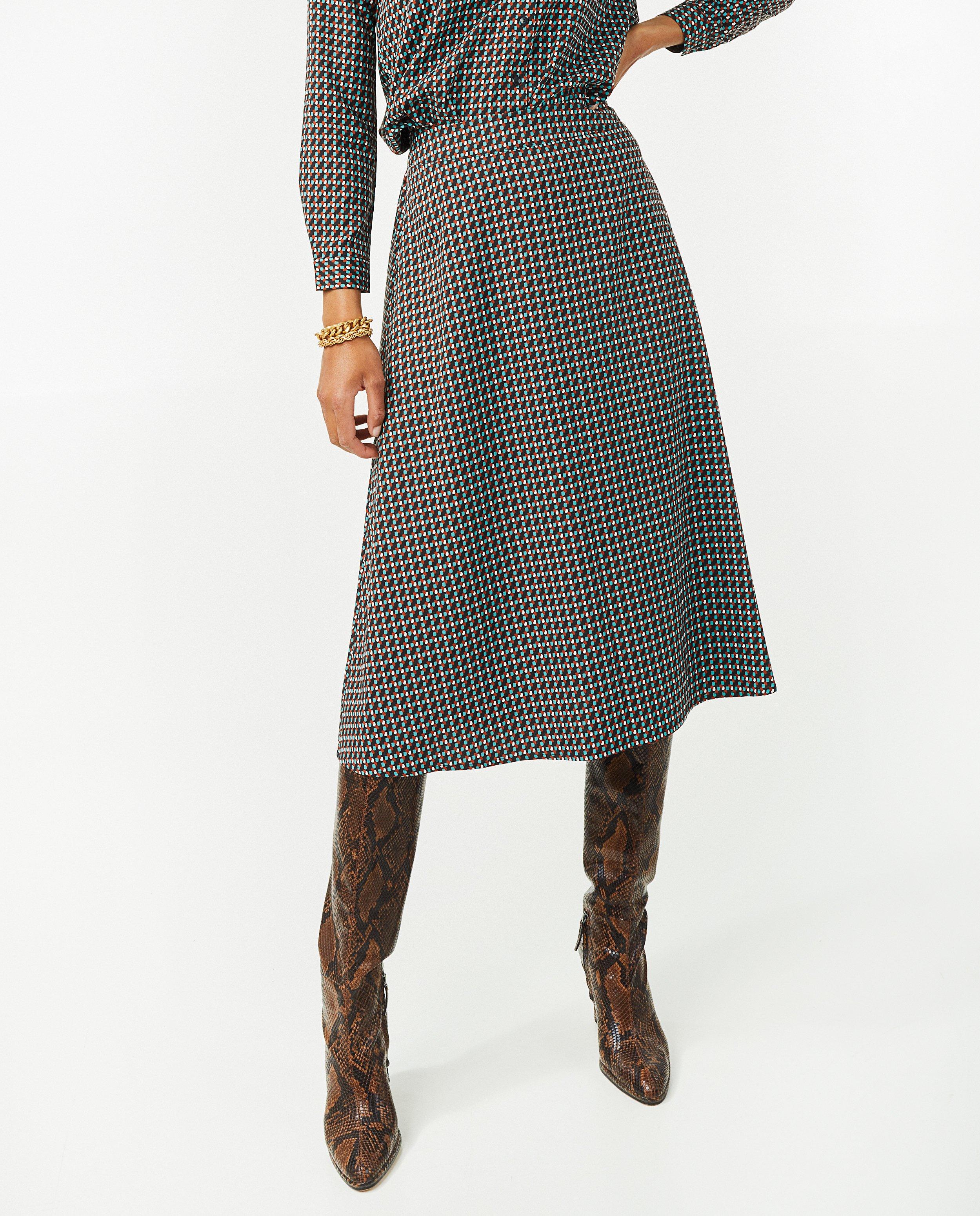 Jupe à imprimé géométrique - null - Sora