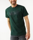 T-shirts - Donkergroen T-shirt met opschrift