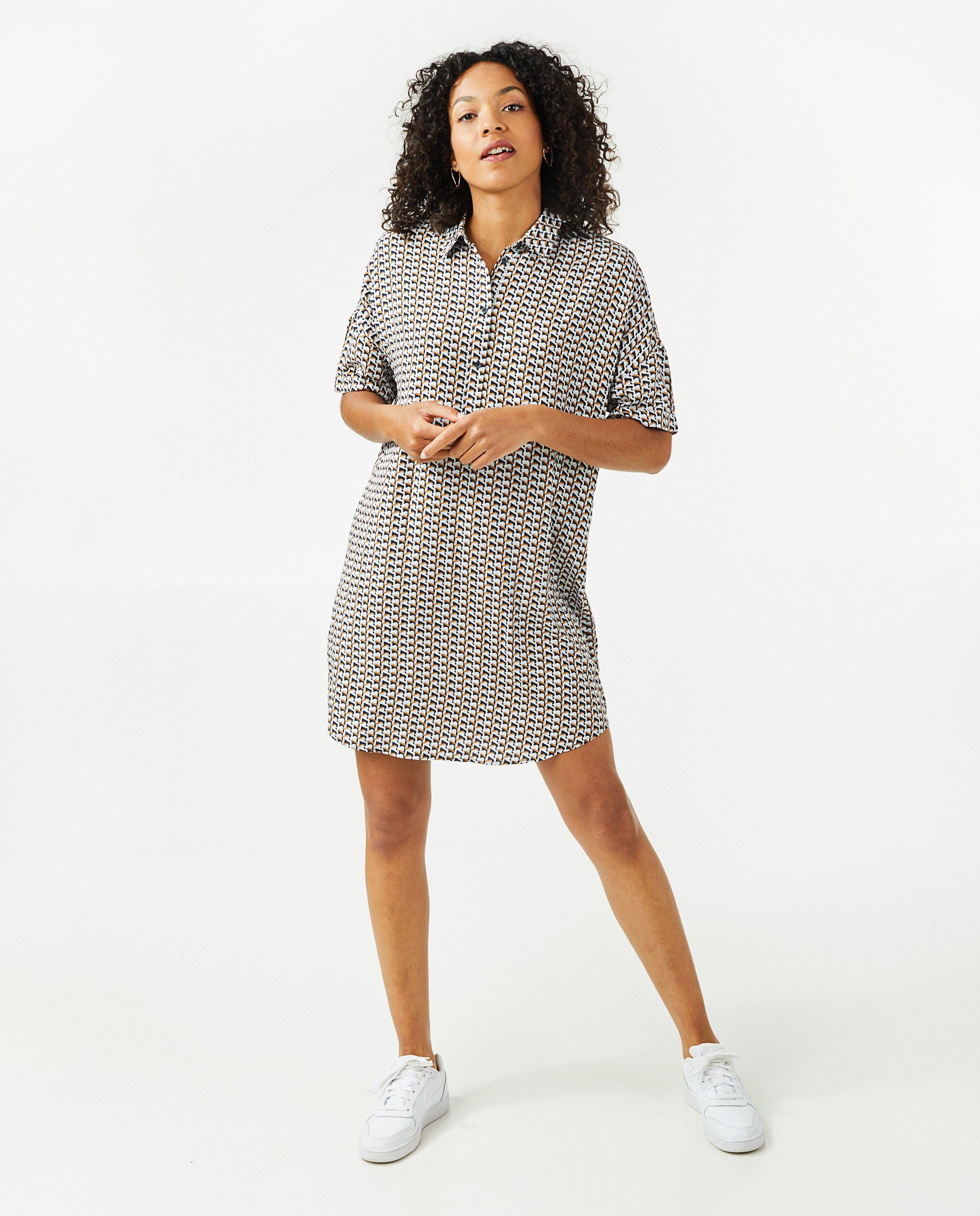 Robes - Robe à imprimé géométrique