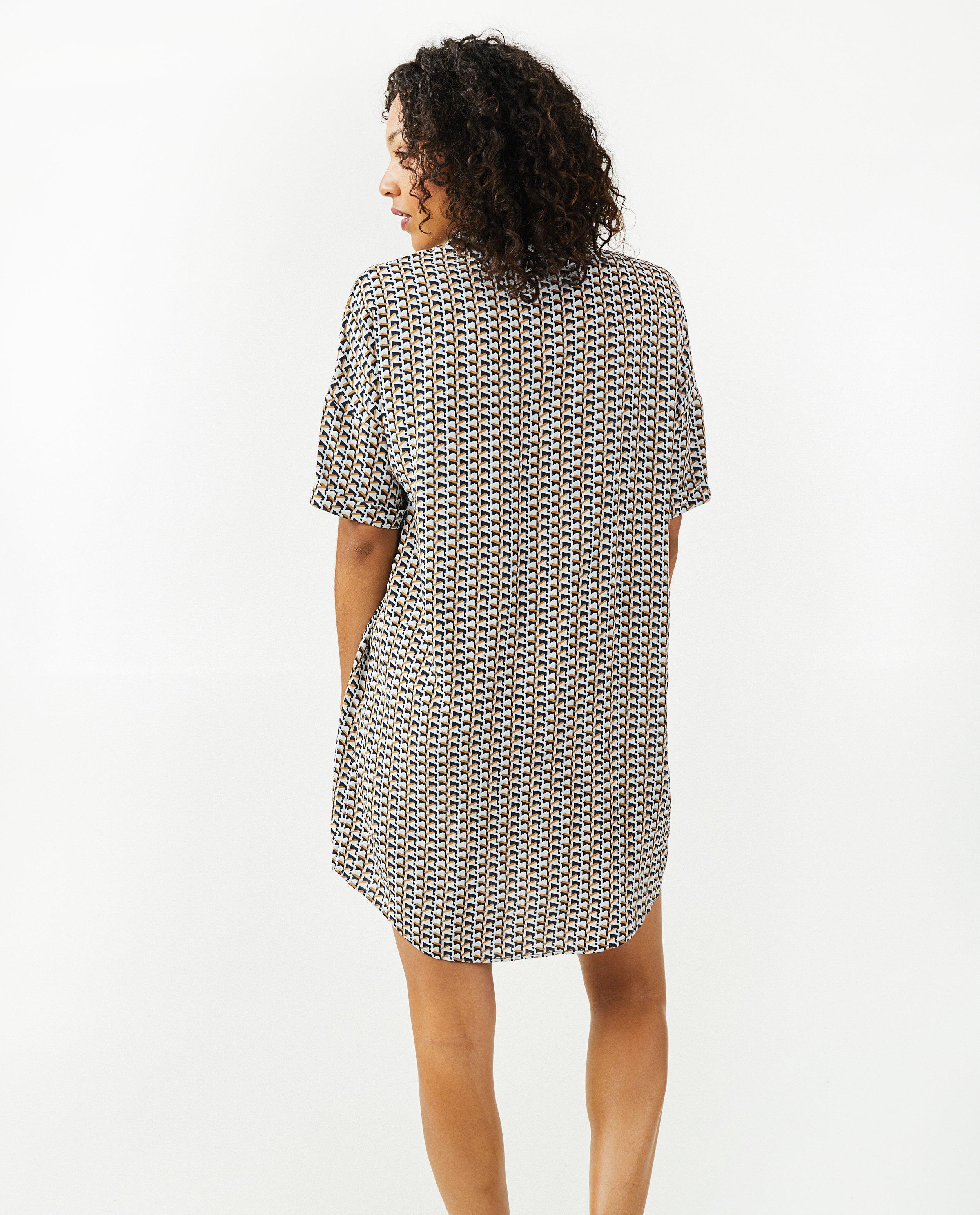Robes - Robe à imprimé géométrique