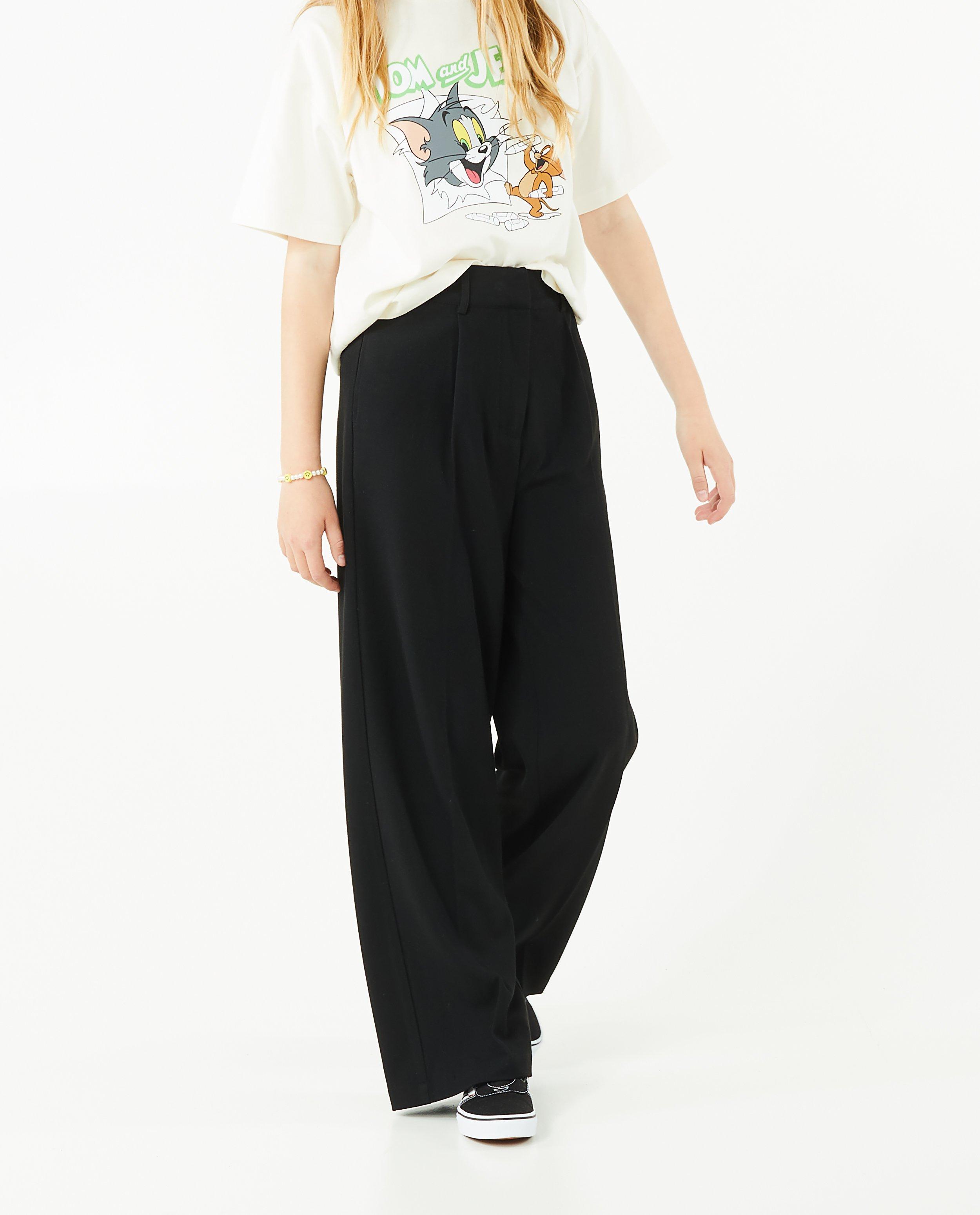 Pantalons - Pantalon large, modèle grand-père