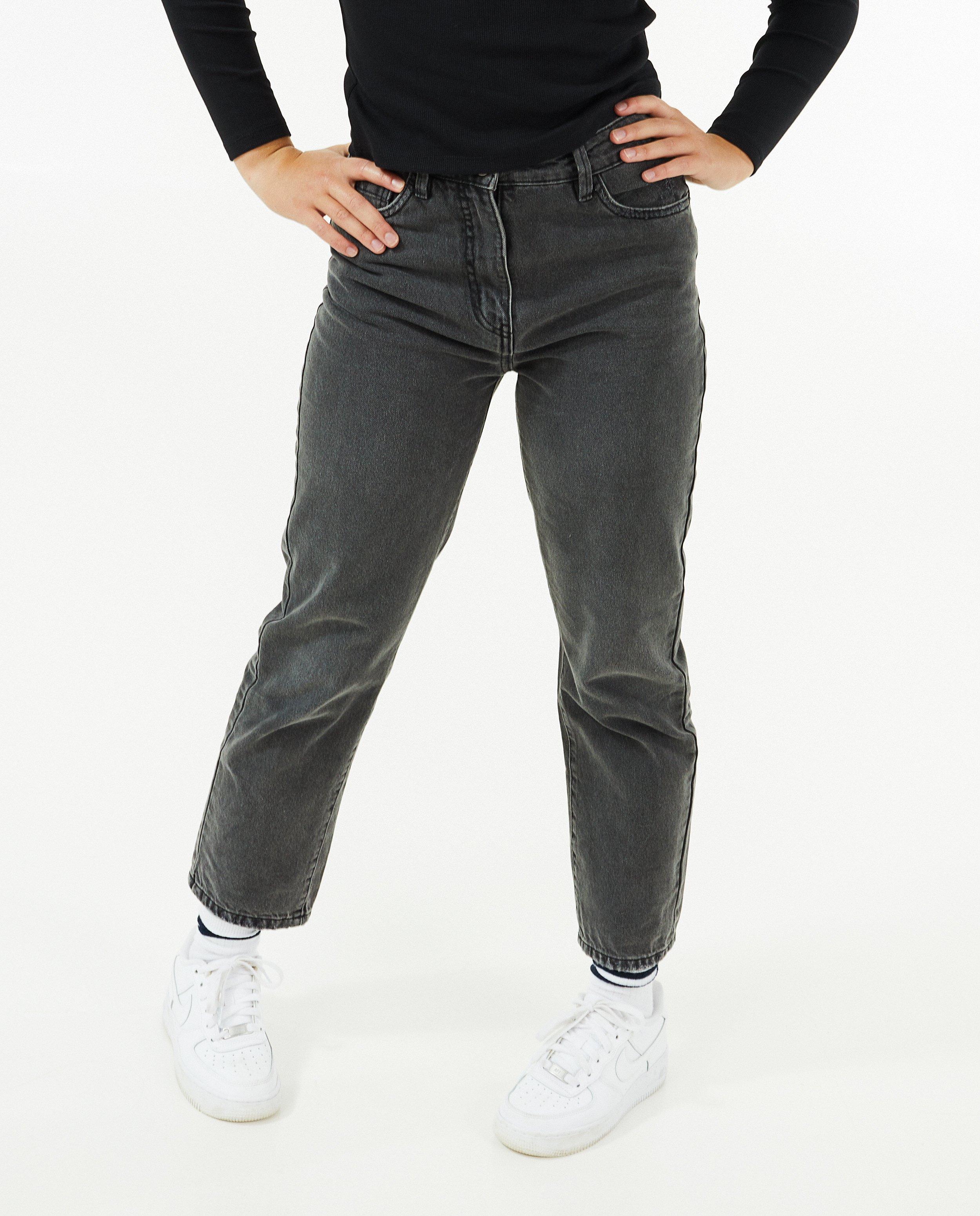 Pantalon best sale mom noir