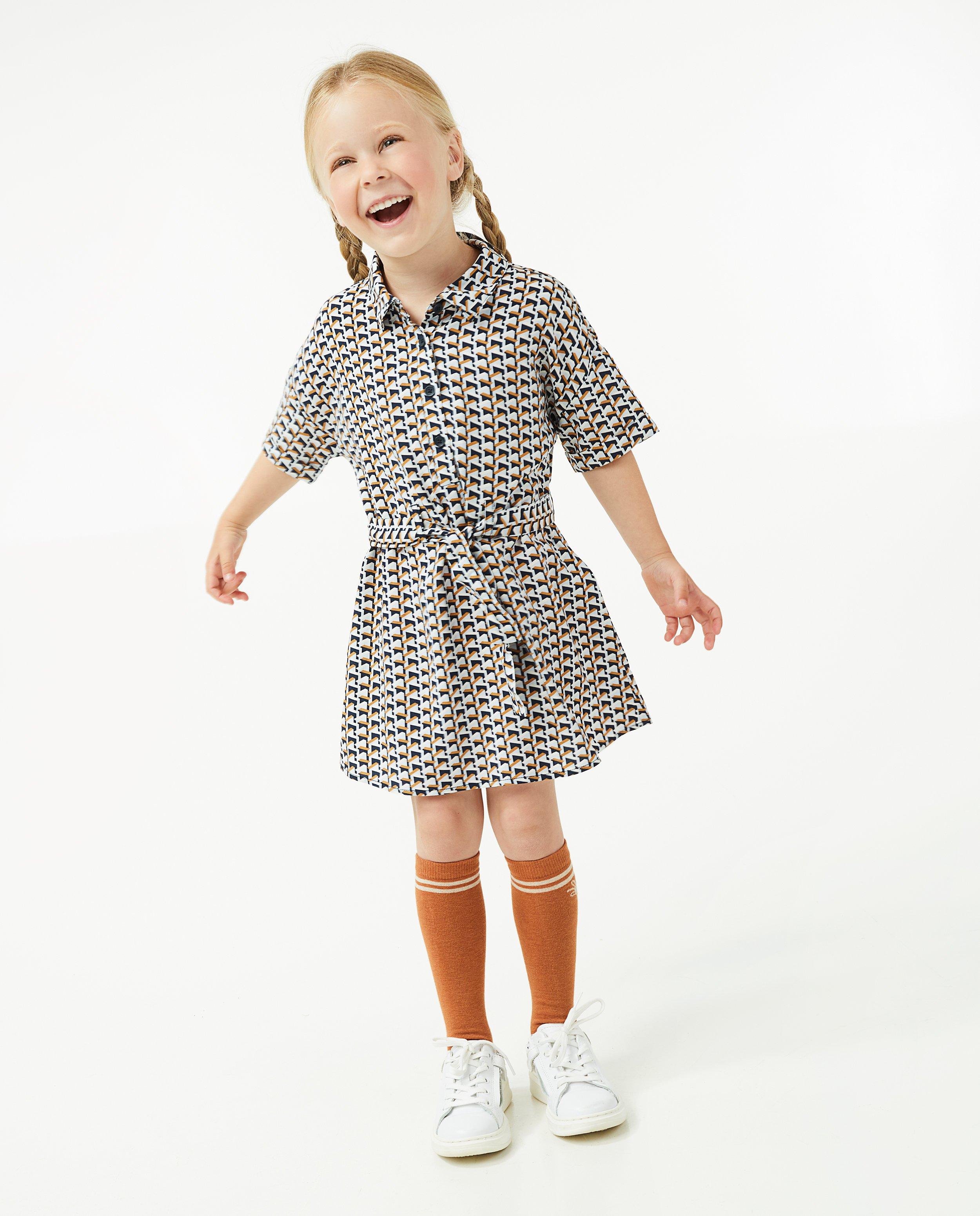 Jurk met geometrische print 2 7 jaar Familystories JBC Belgie Belgie