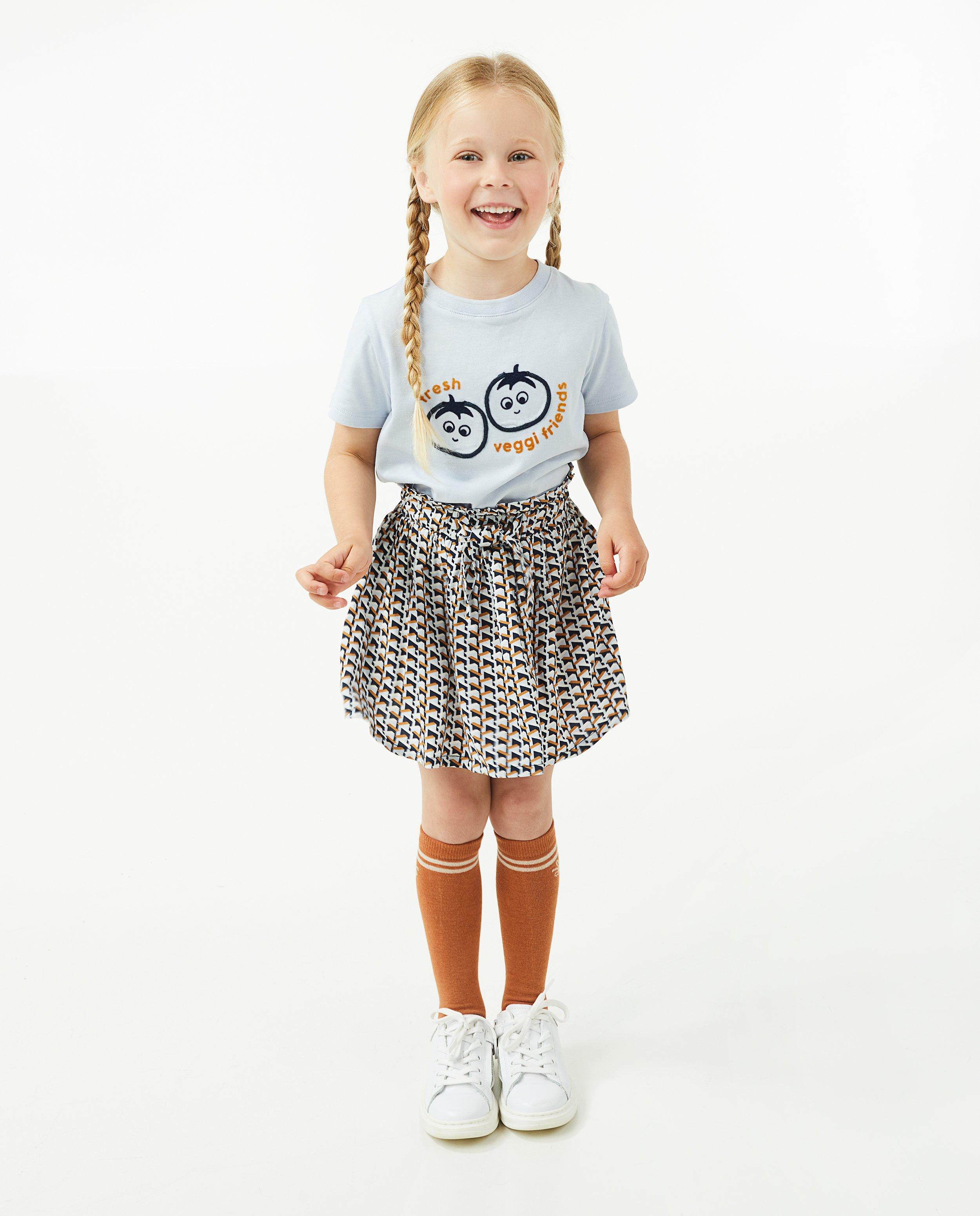 T-shirt bleu clair à relief, 2-7 ans - null - Familystories
