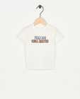 Wit "Chill master"-T-shirt - null - Familystories