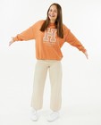 Oranje 'Harvard'-sweater - null - Groggy