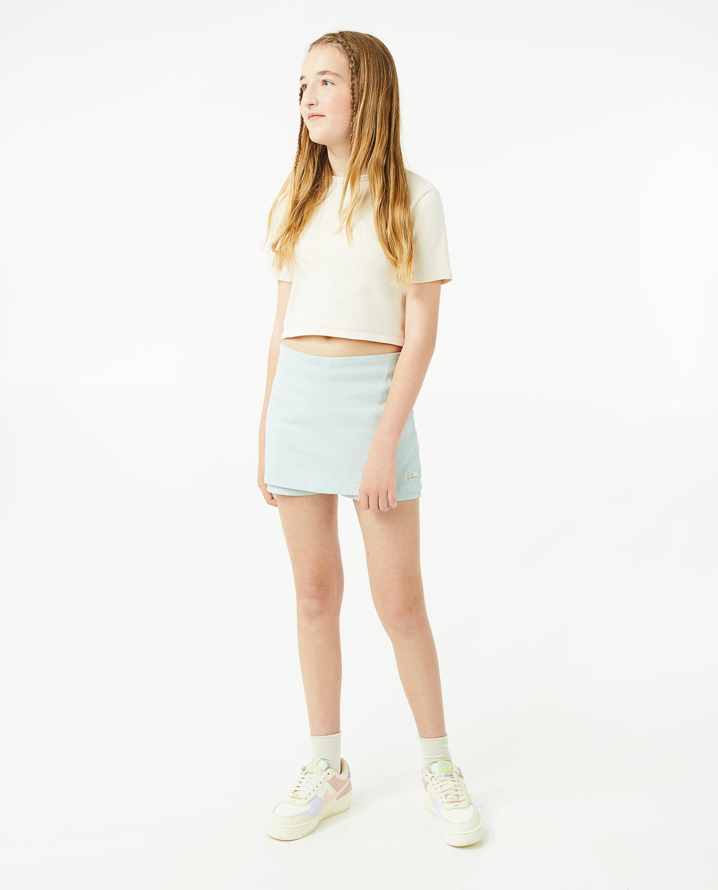 Muntgroene jupe short - null - Groggy
