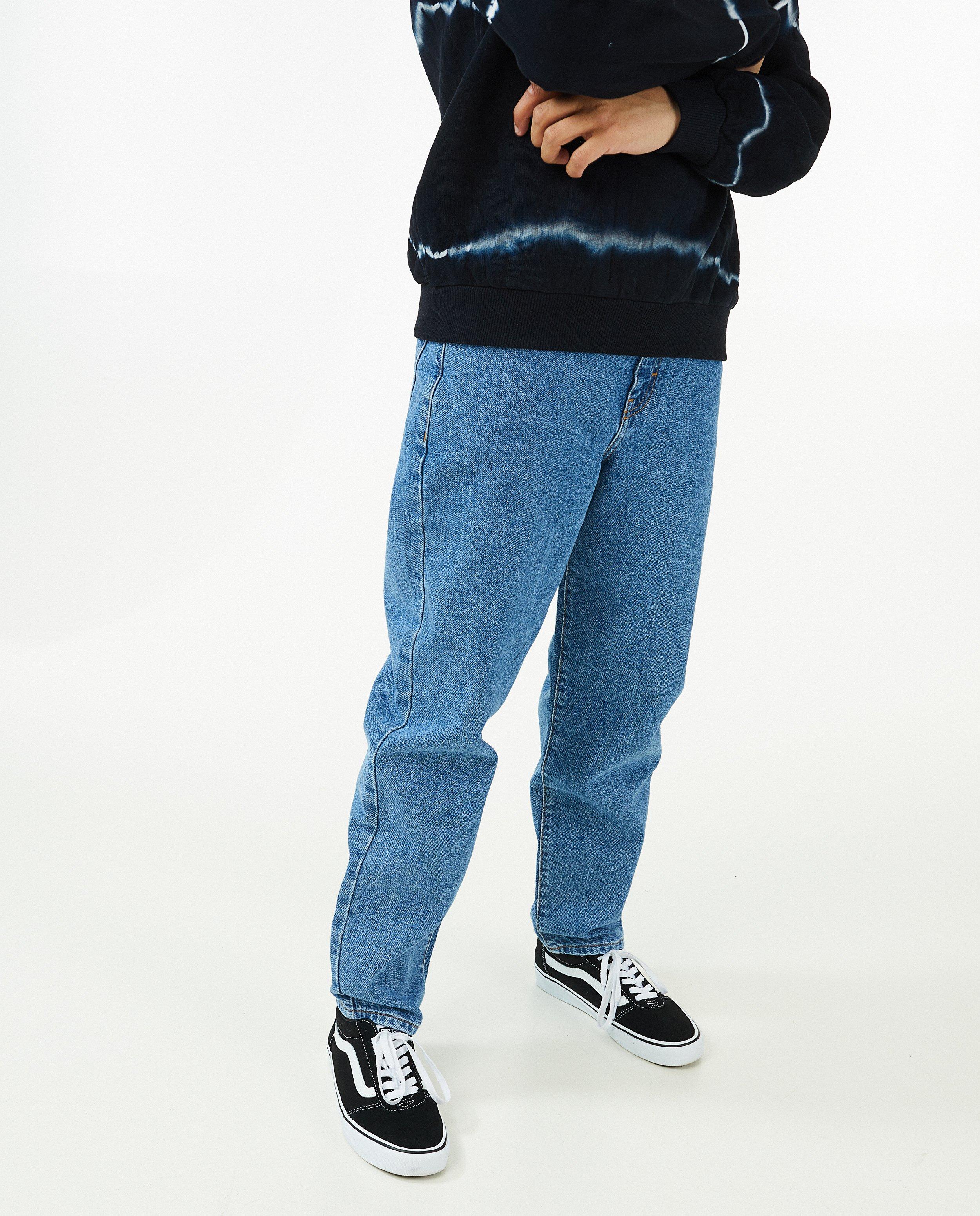 Jeans - Blauwe baggy jeans Joss, 7-14 jaar