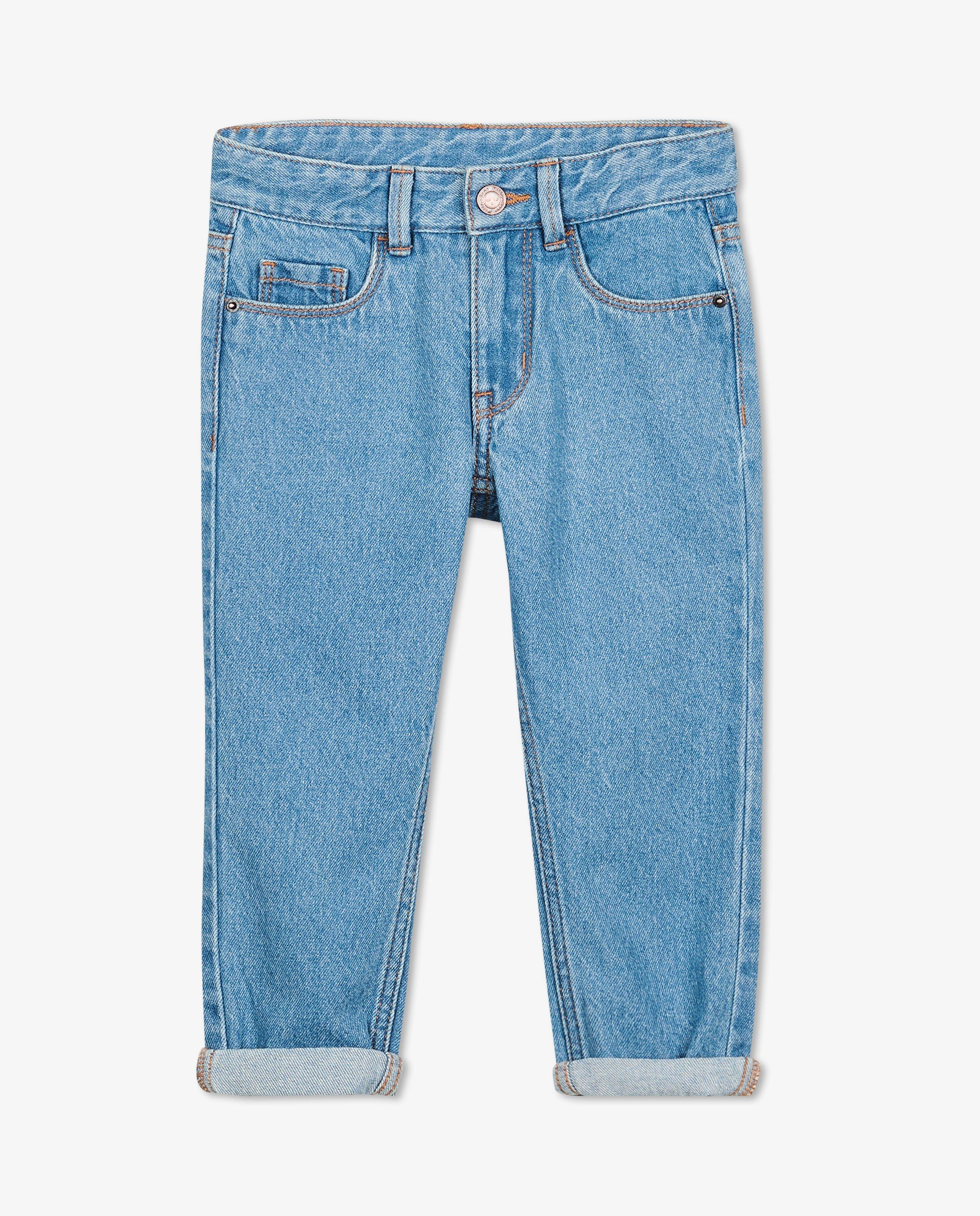 Jeans - Blauwe boyfriend jeans
