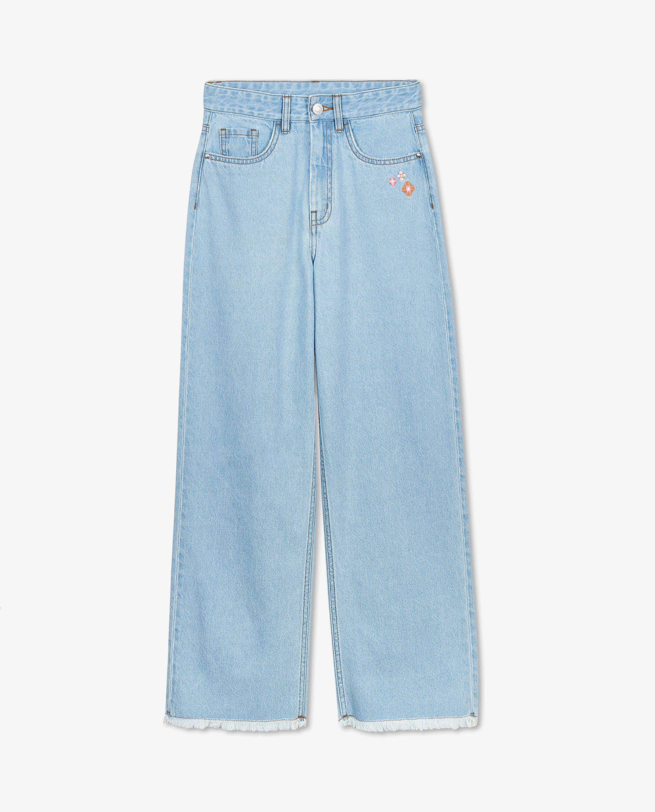 Jeans - Lichtblauwe jeans, flared fit