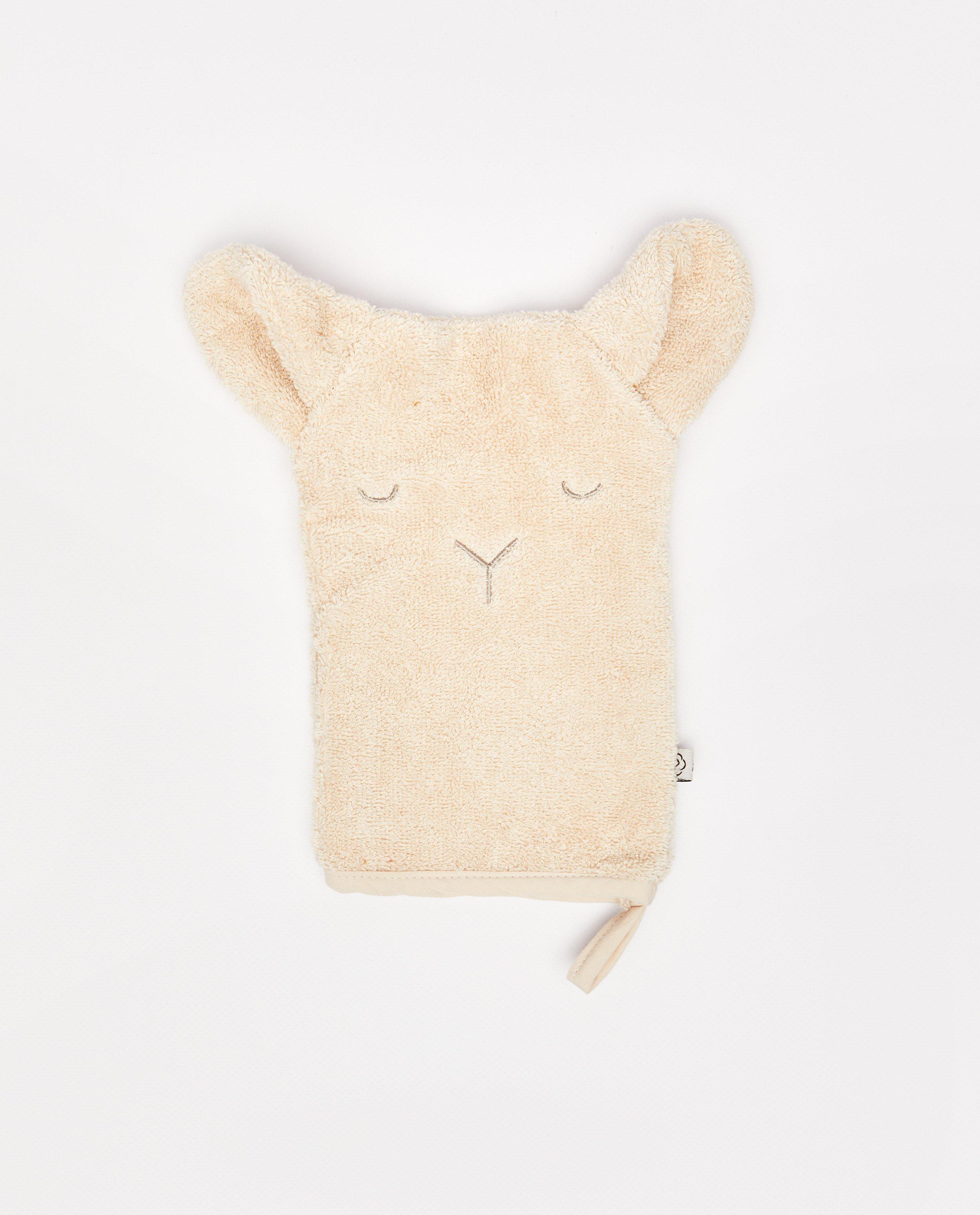 Gant de toilette en coton bio Pippi - Détails du produit - beige - image numéro 1