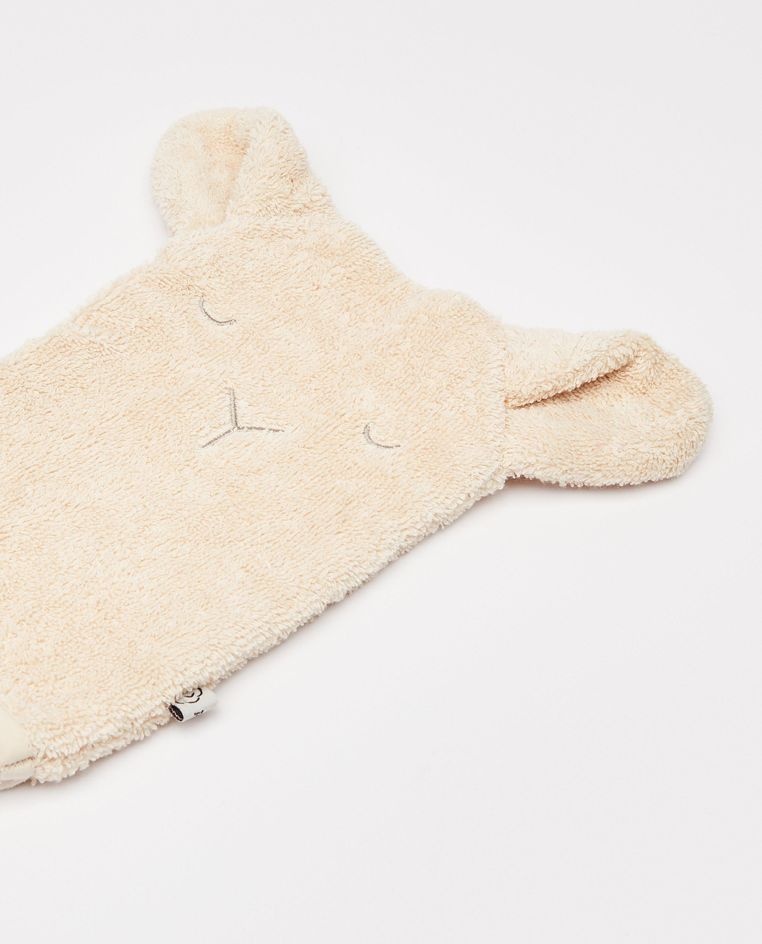 Gant de toilette en coton bio Pippi - Détails du produit - beige - image numéro 2