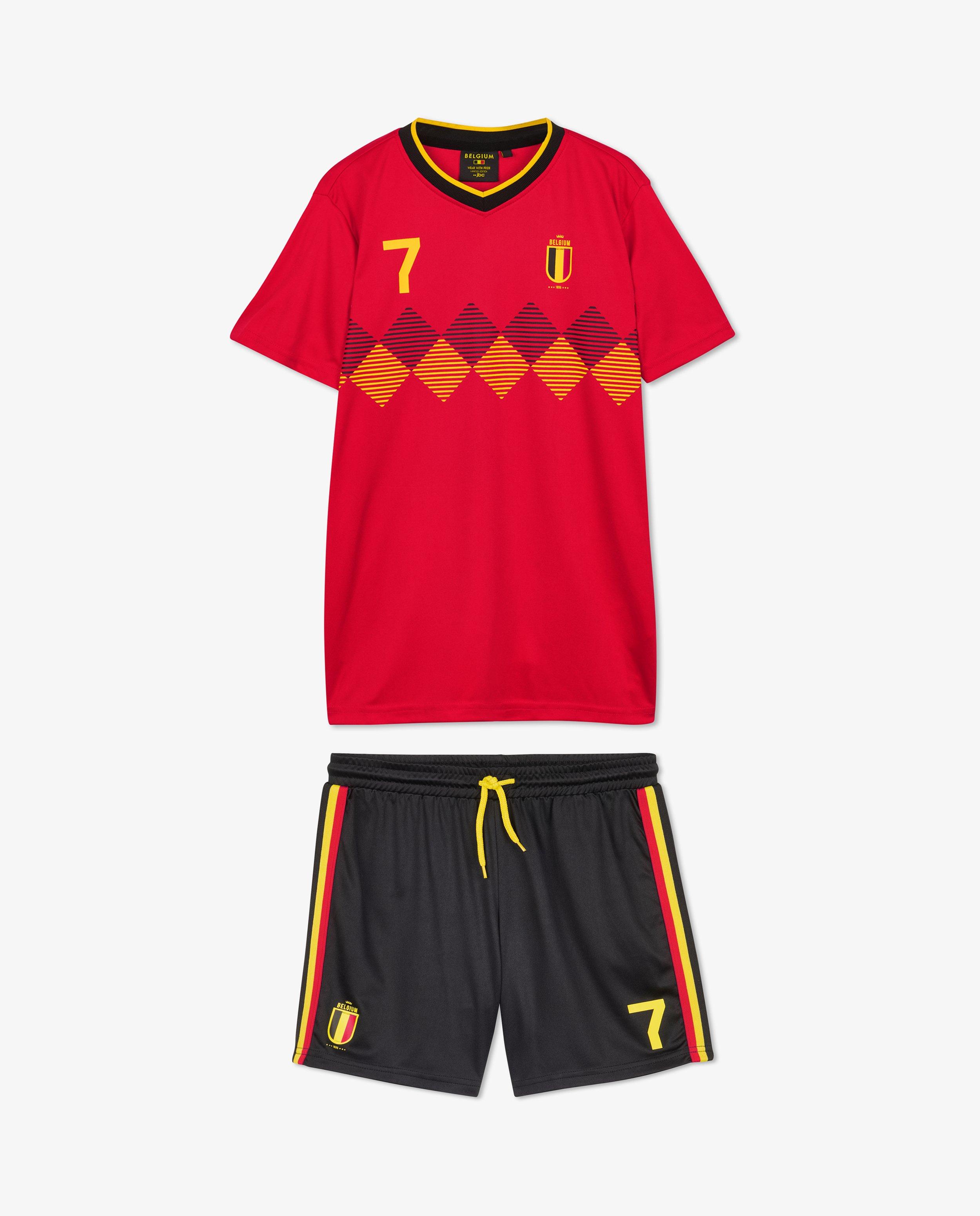Sets - Rode voetbaltenue, 7-14 jaar