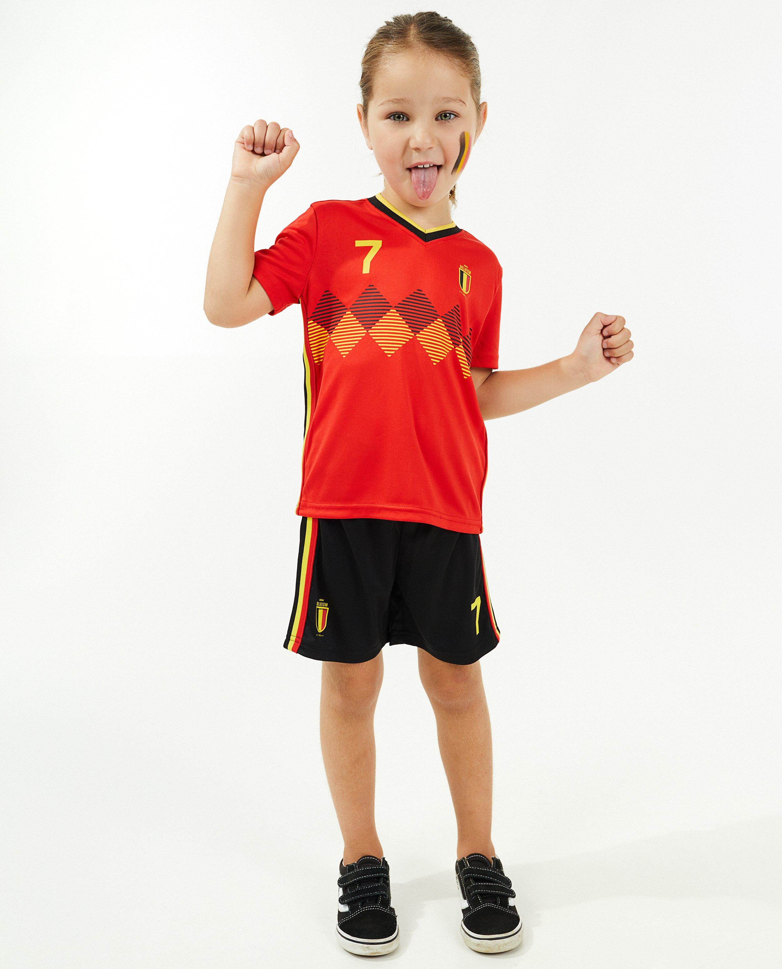 Sets - Rode voetbaltenue, 2-7 jaar