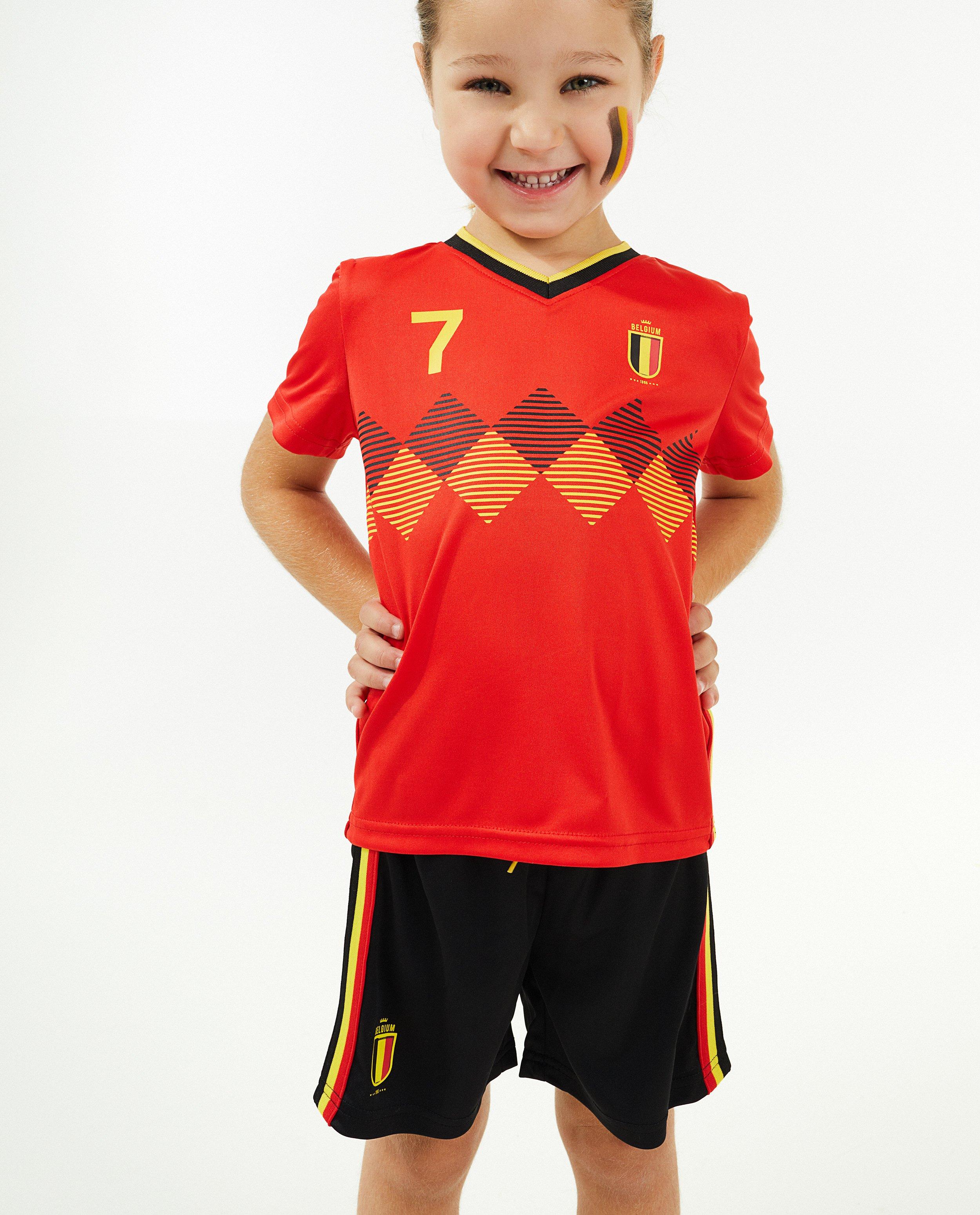 Ensembles - Tenue de foot rouge, 2-7 ans