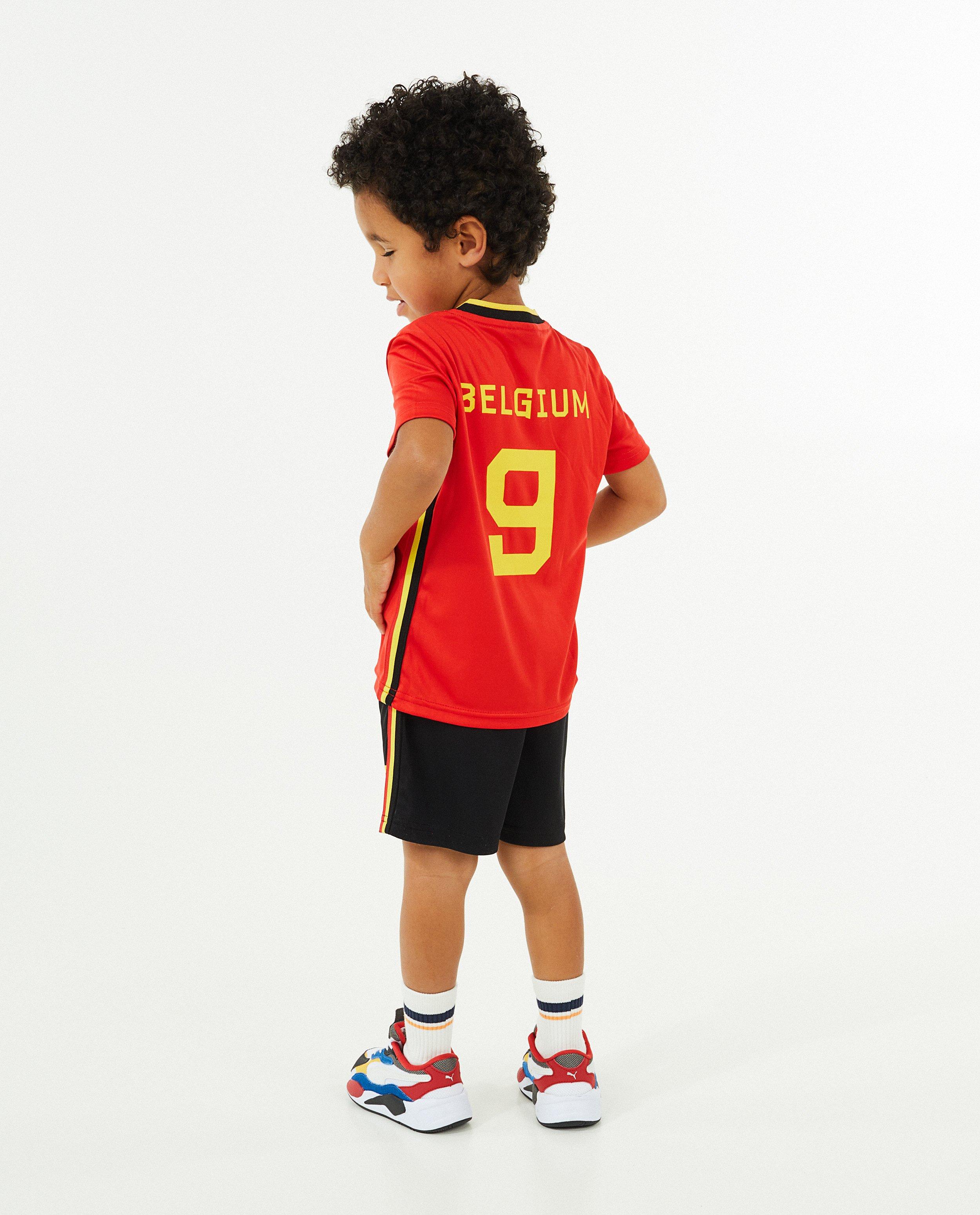 Tenue de foot rouge, 2-7 ans - null - JBC