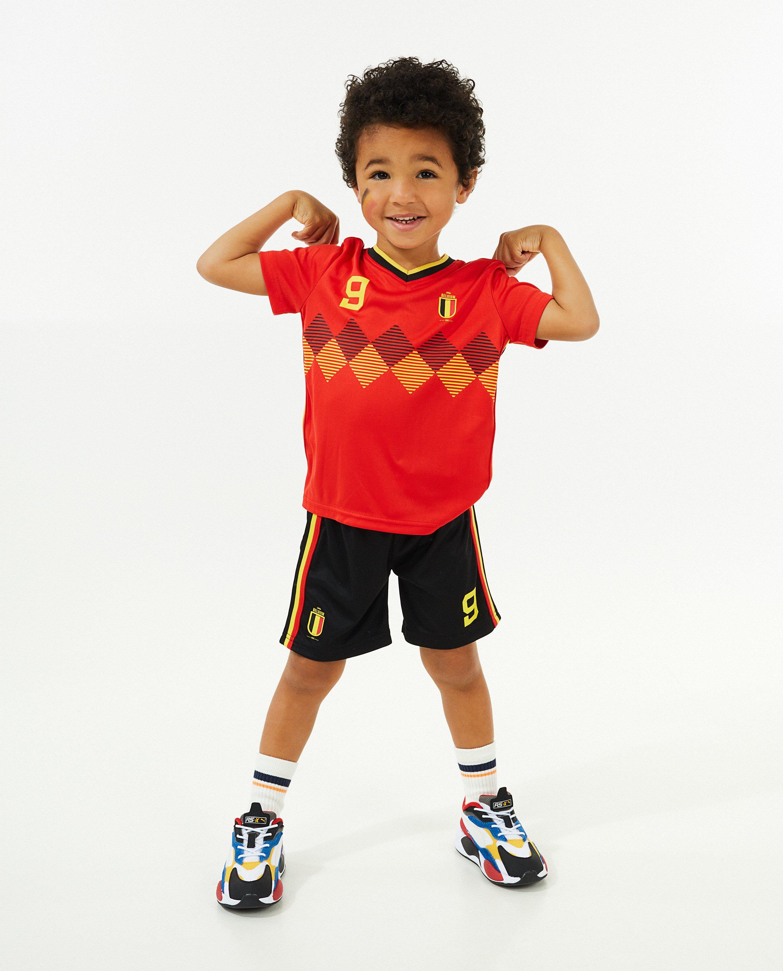 Ensembles - Tenue de foot rouge, 2-7 ans