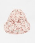 Bonneterie - Chapeau rose à imprimé