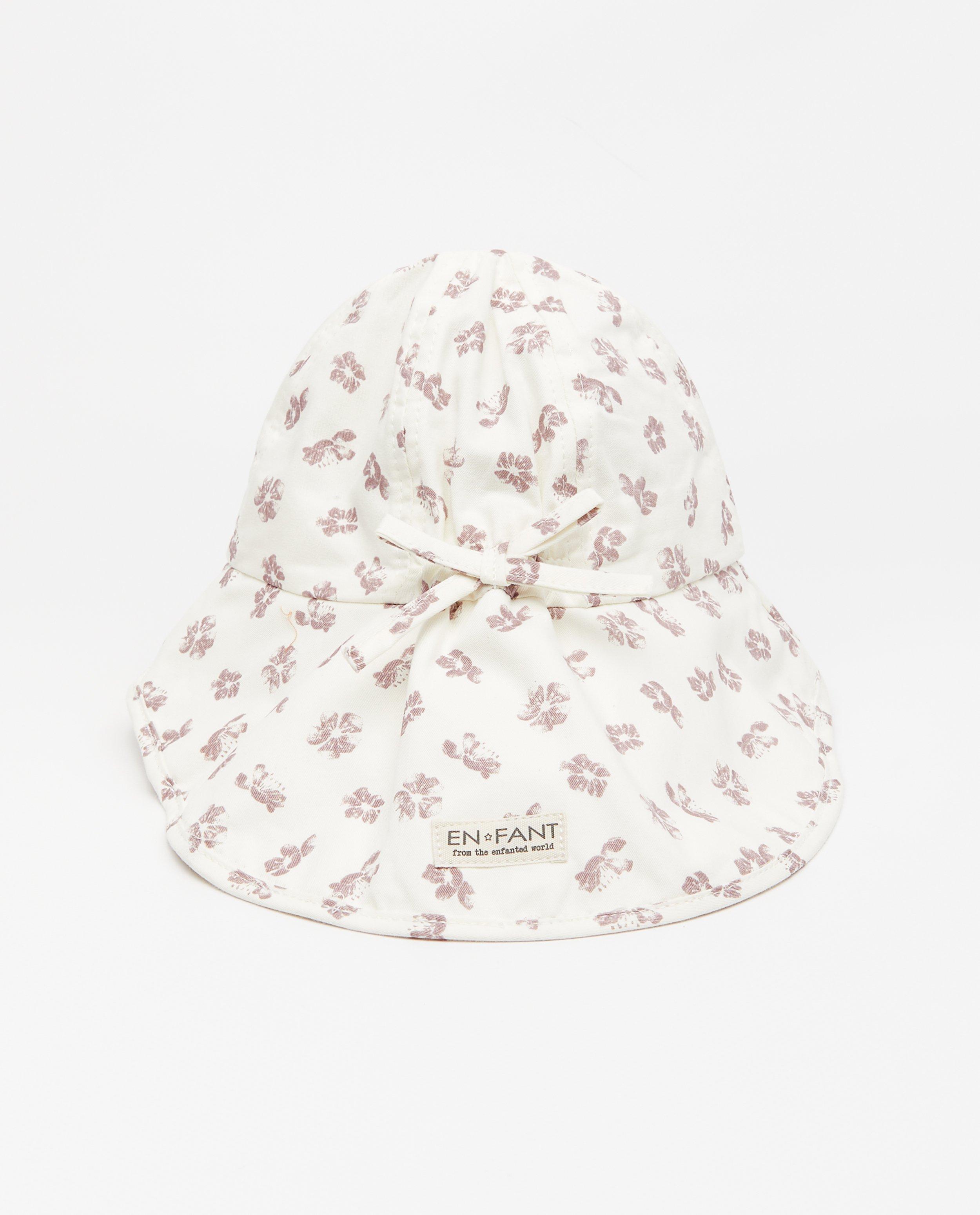 Bonneterie - Chapeau rose à imprimé