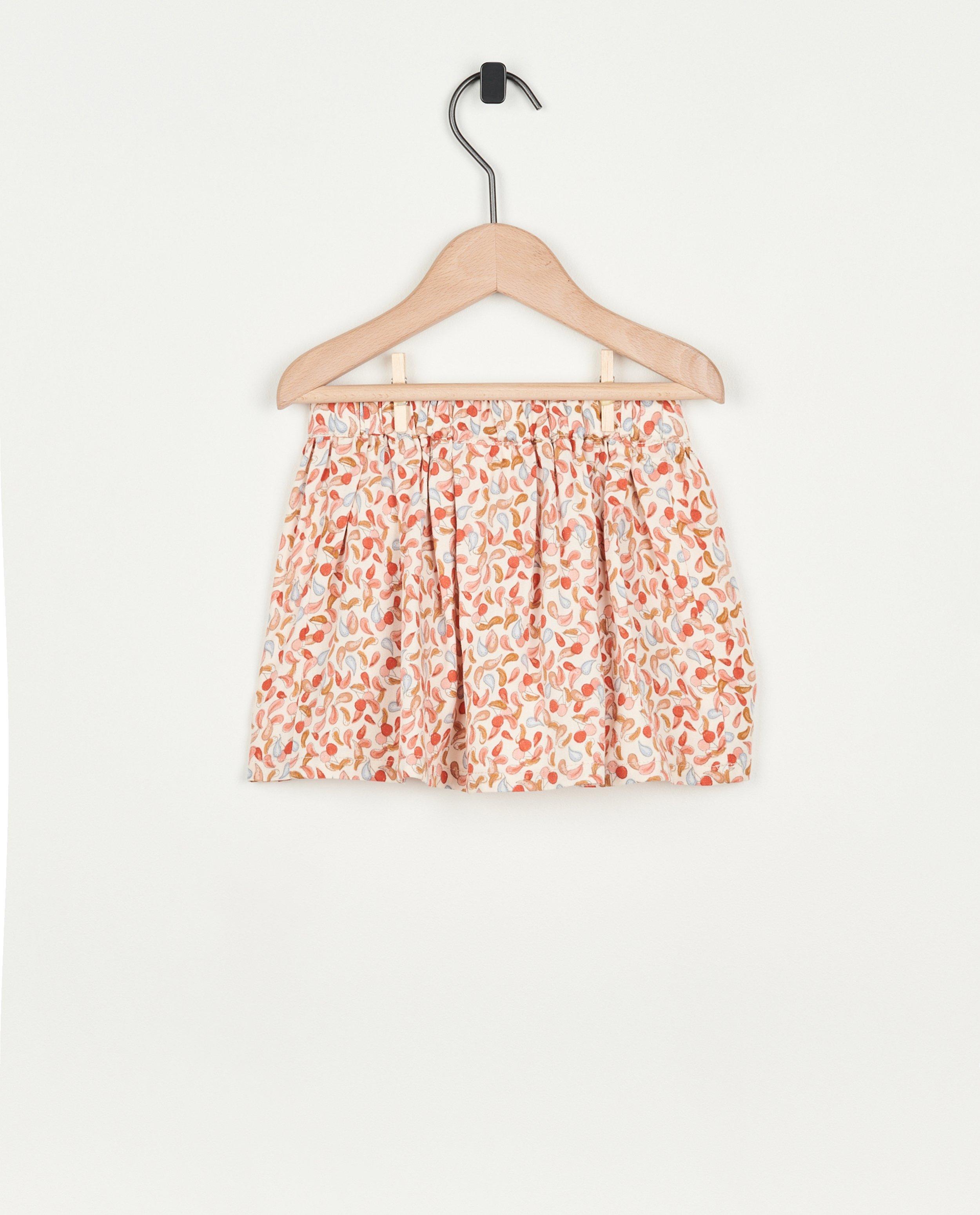 Rokken - Rok met fruitige print
