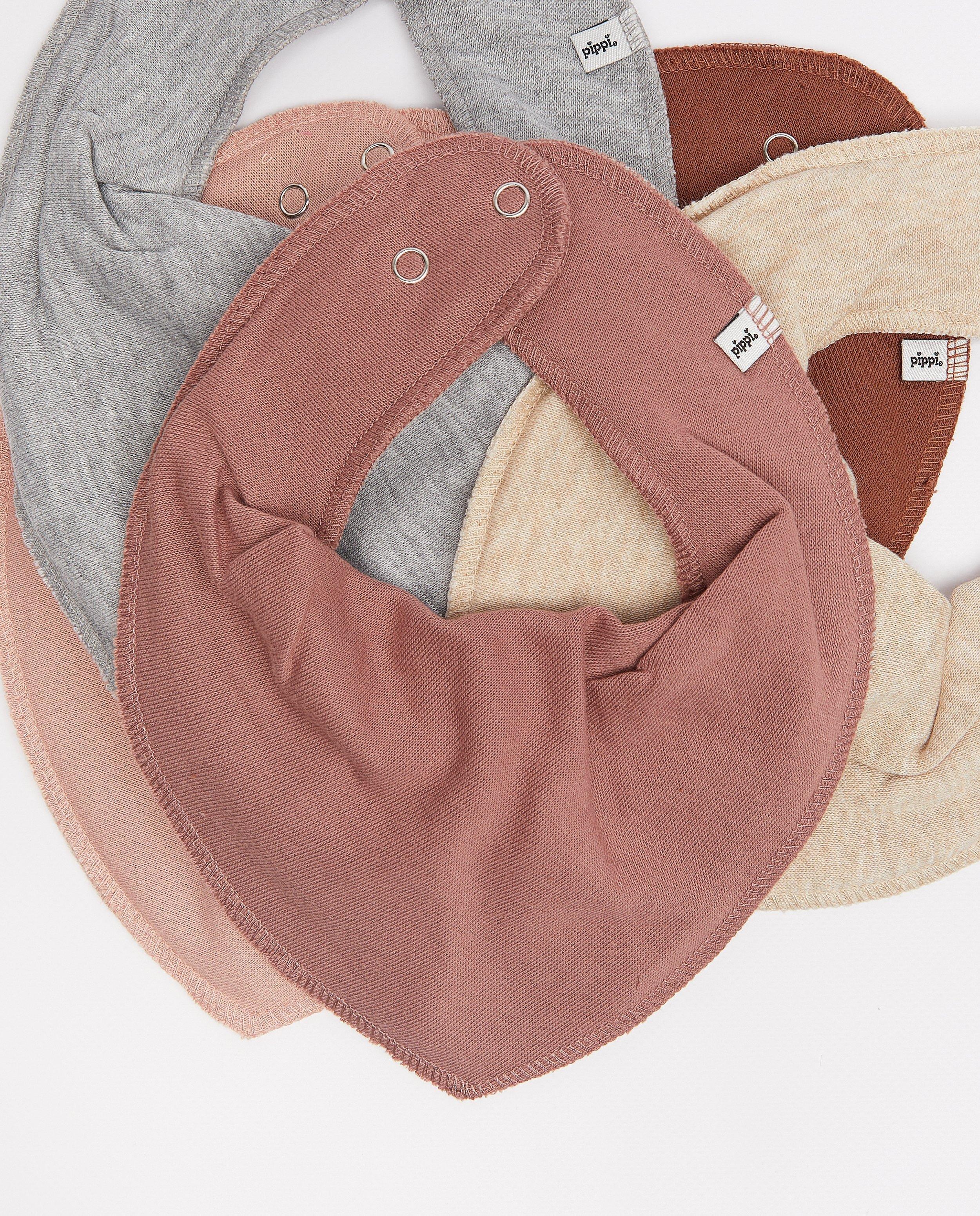 Babyspulletjes - Set van 5 bandana bibs