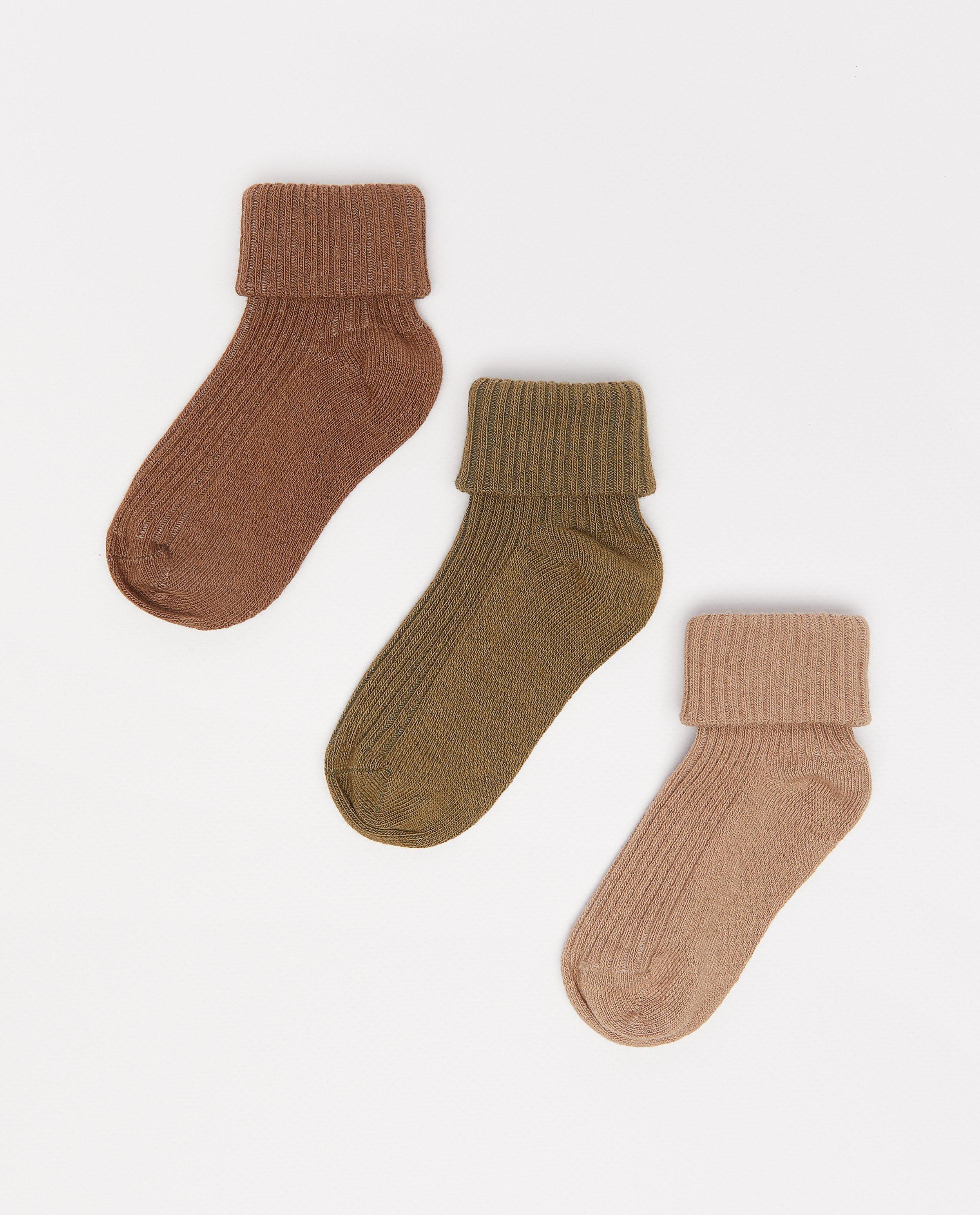 3 paar babykousjes Minymo - Product Detail - lichtgroen - afbeelding nummer 1