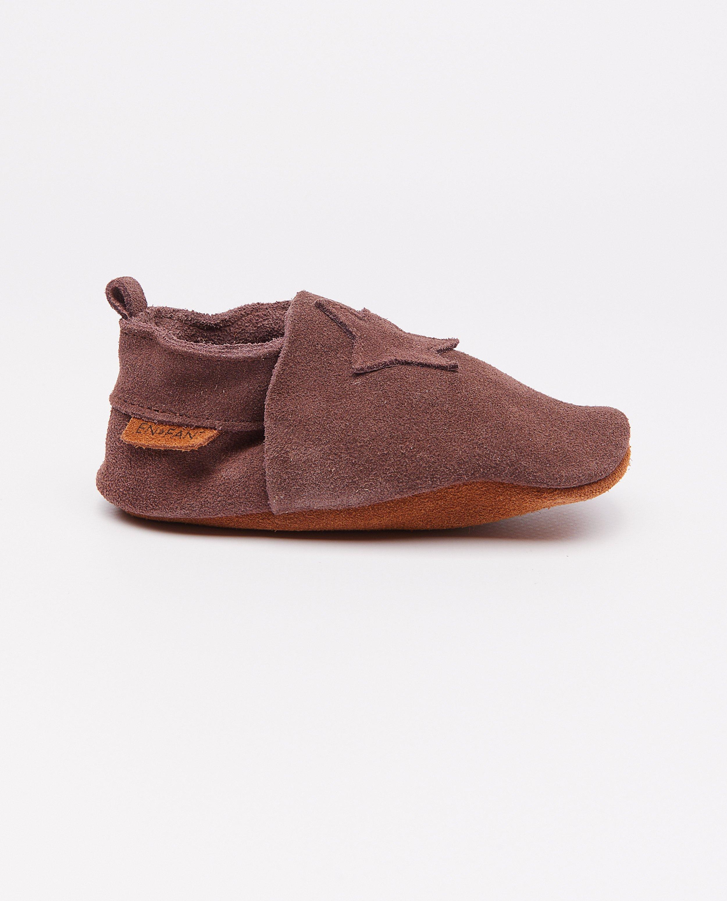 Schoenen - Lederen pantoffels met ster