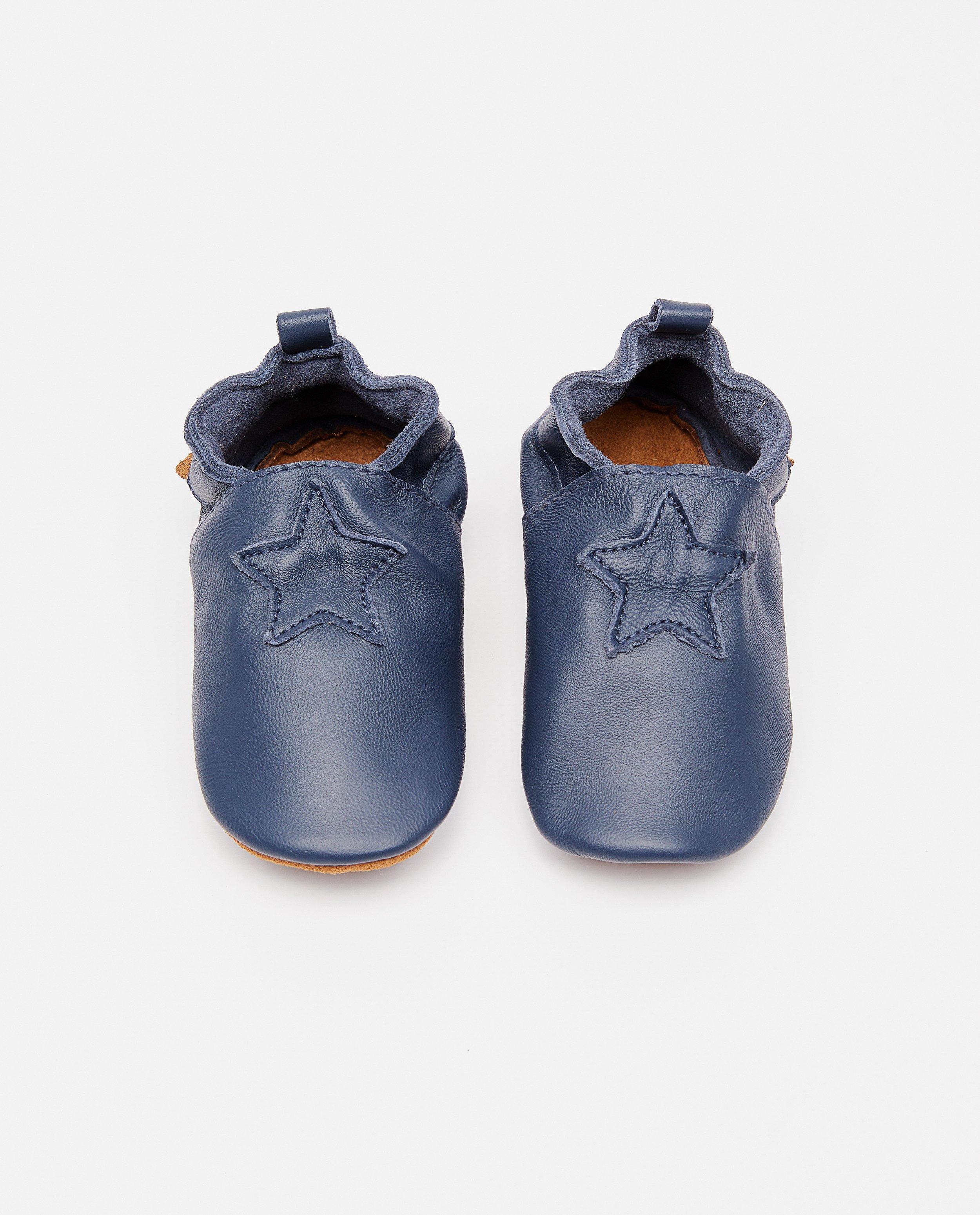 Lederen pantoffels met ster - null - Enfant