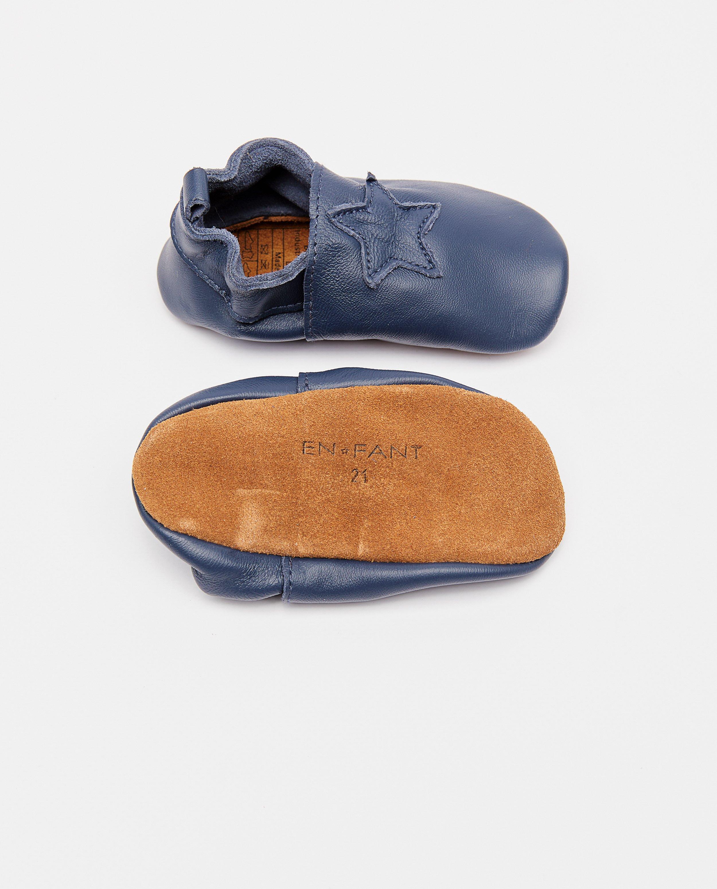 Schoenen - Lederen pantoffels met ster