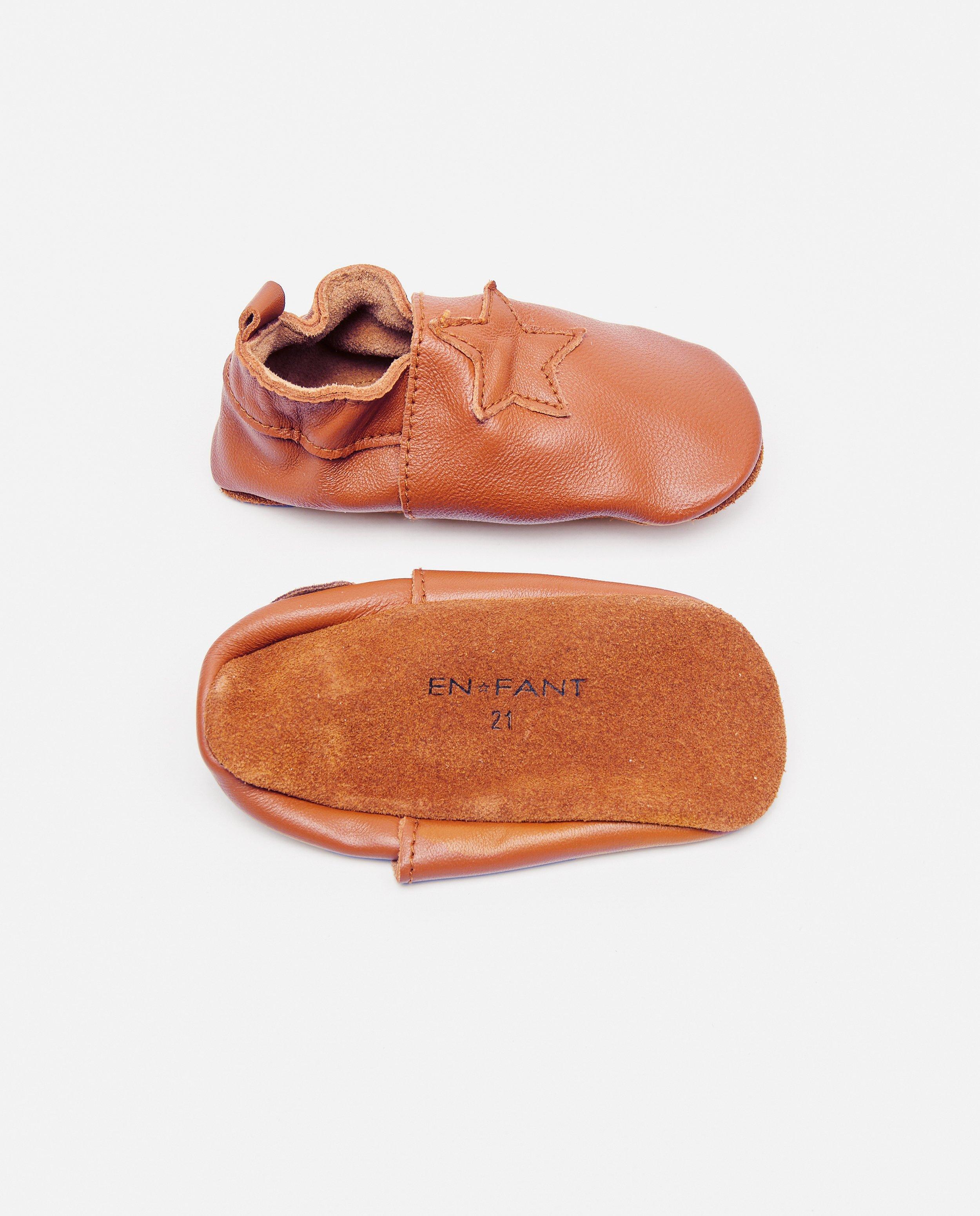 Schoenen - Lederen pantoffels met ster