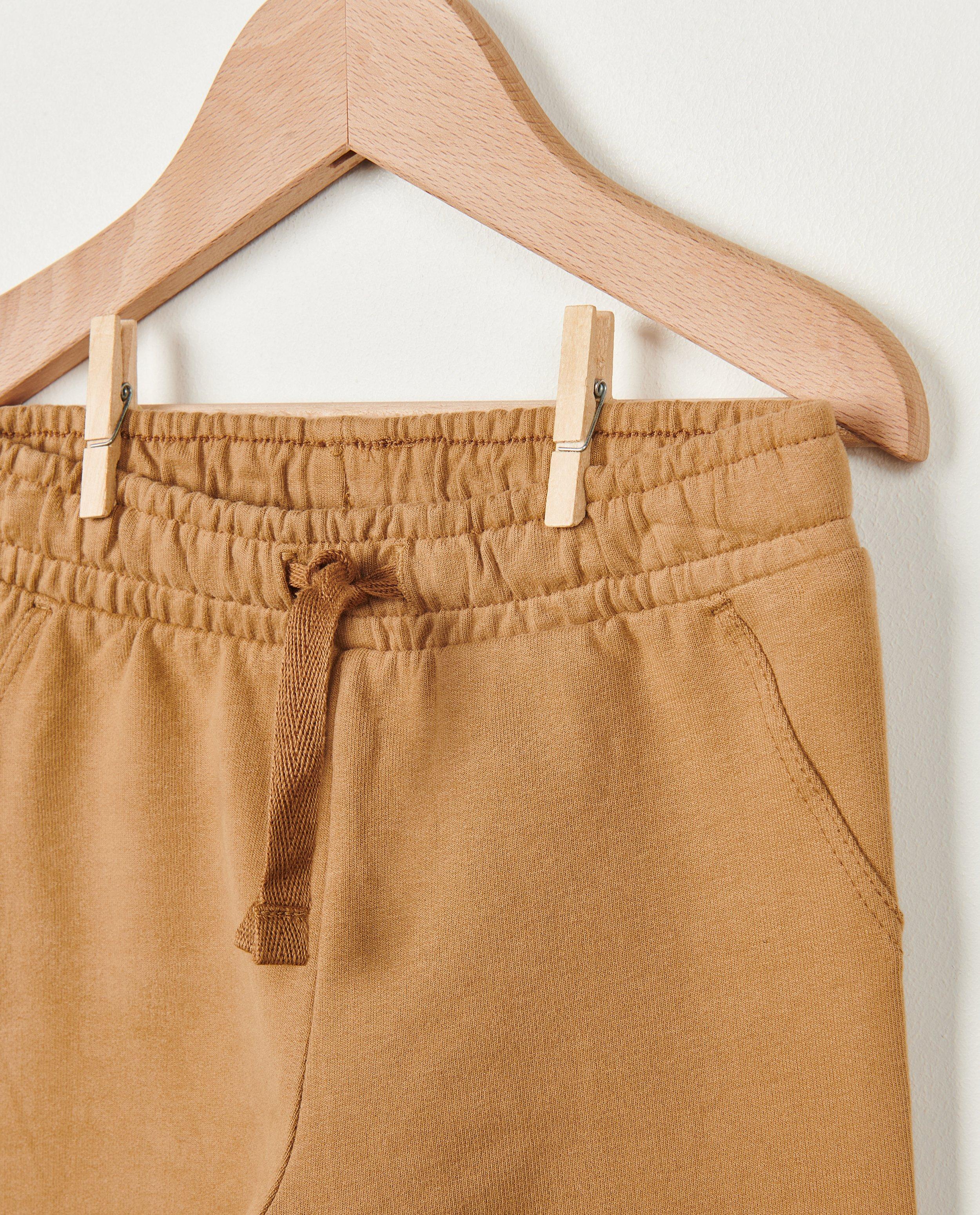 Pantalons - Jogger vert foncé côtelé