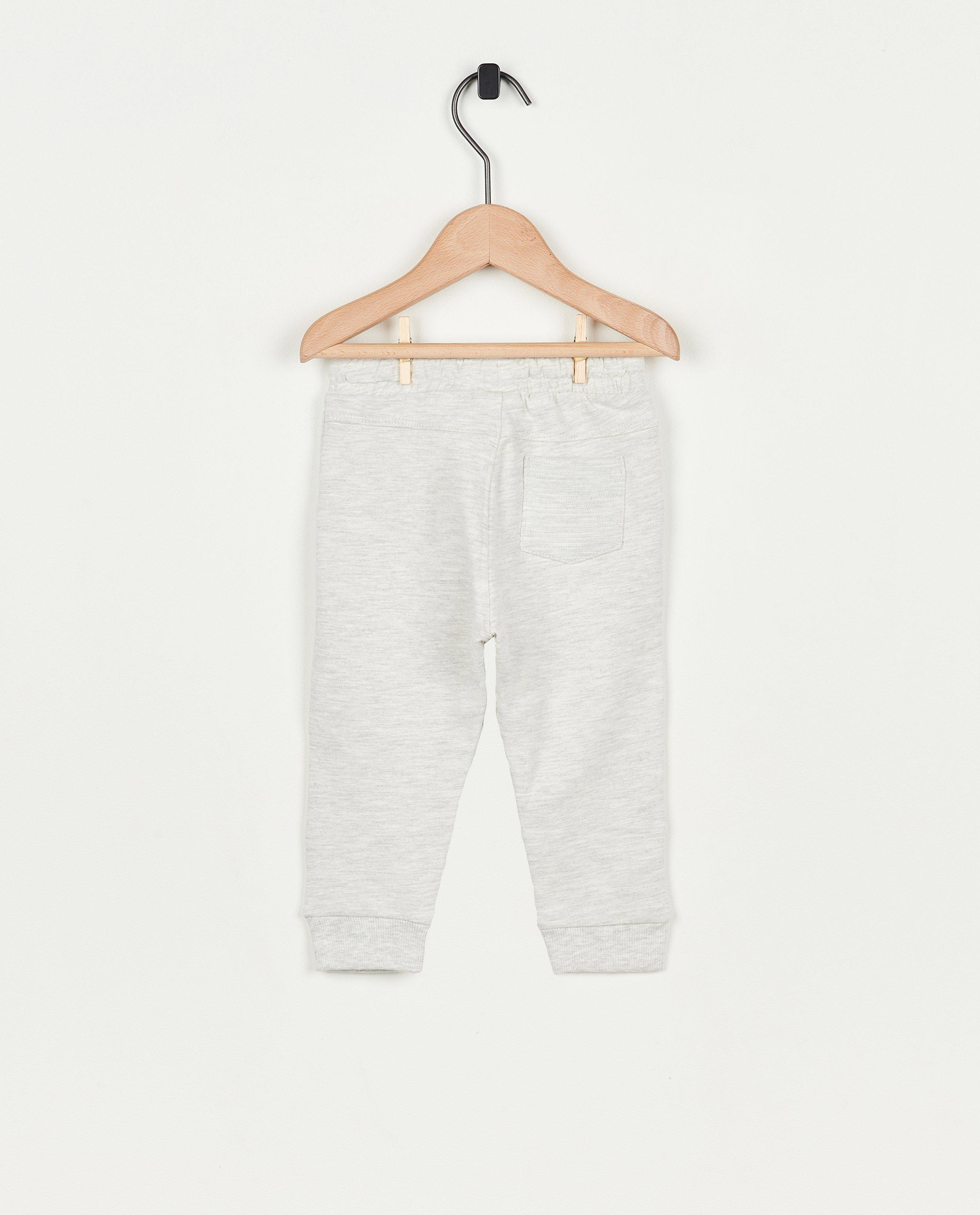 Pantalons - Jogger vert foncé côtelé