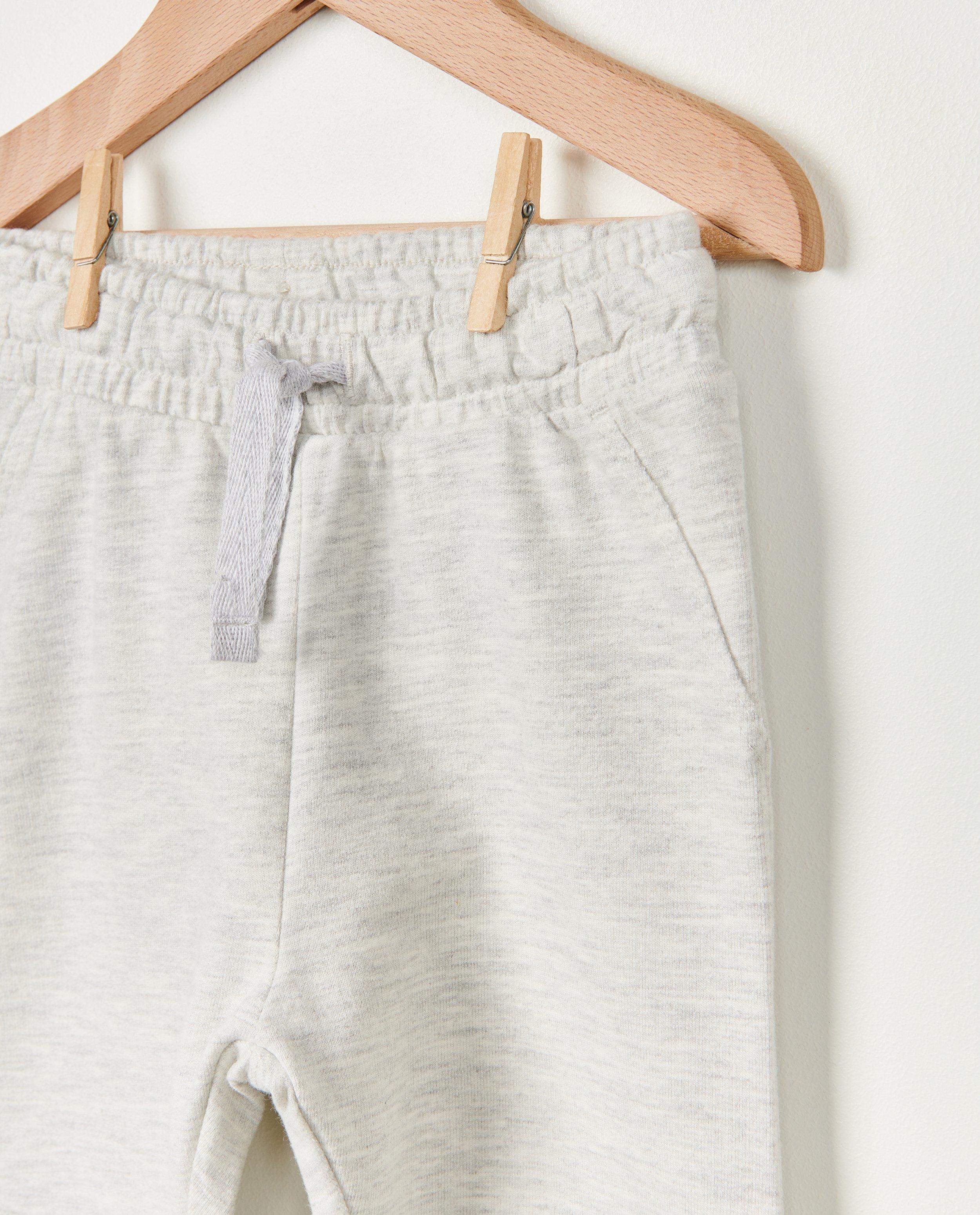 Pantalons - Jogger vert foncé côtelé