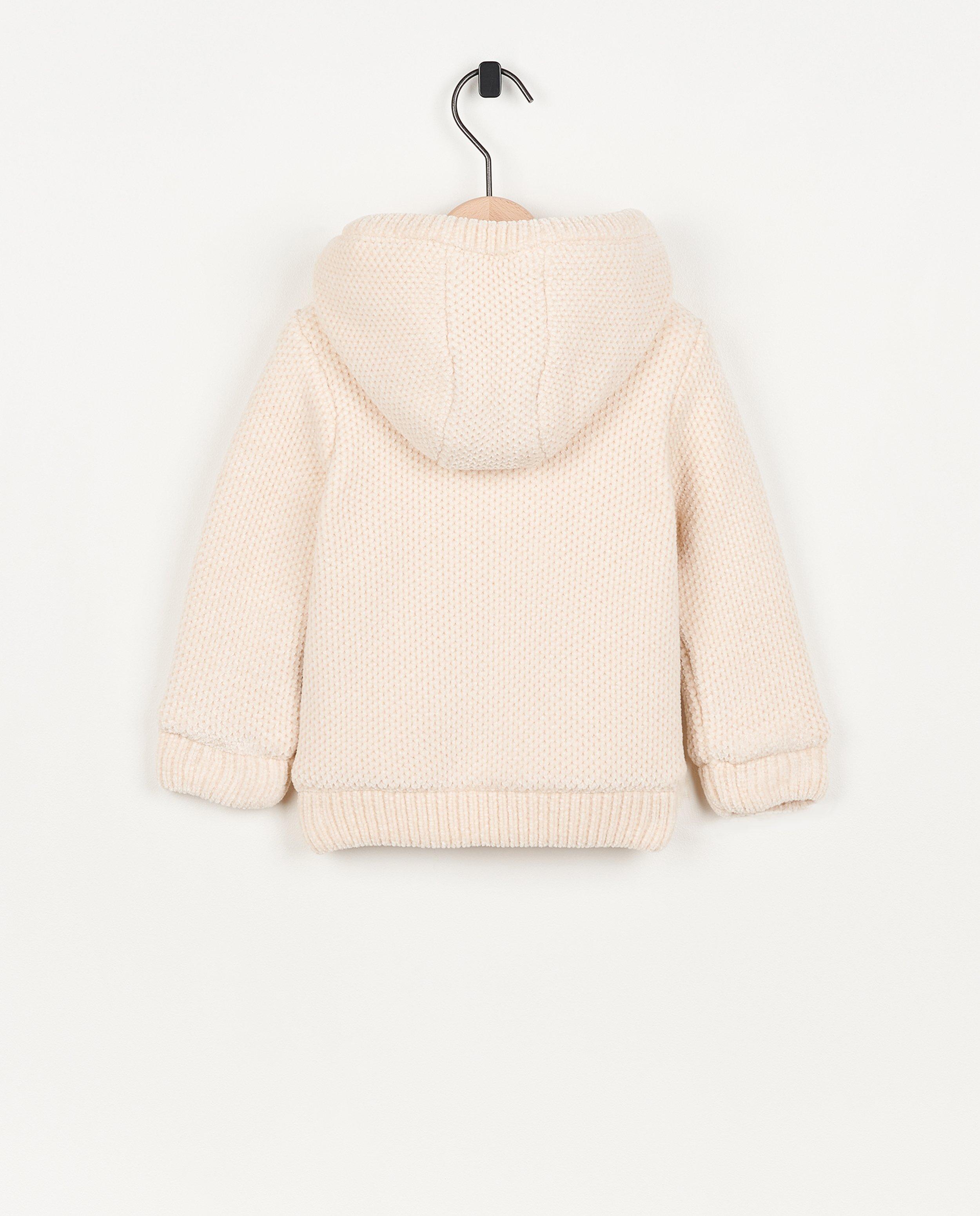Poncho's en teddy's - Dik vest van chenille garen
