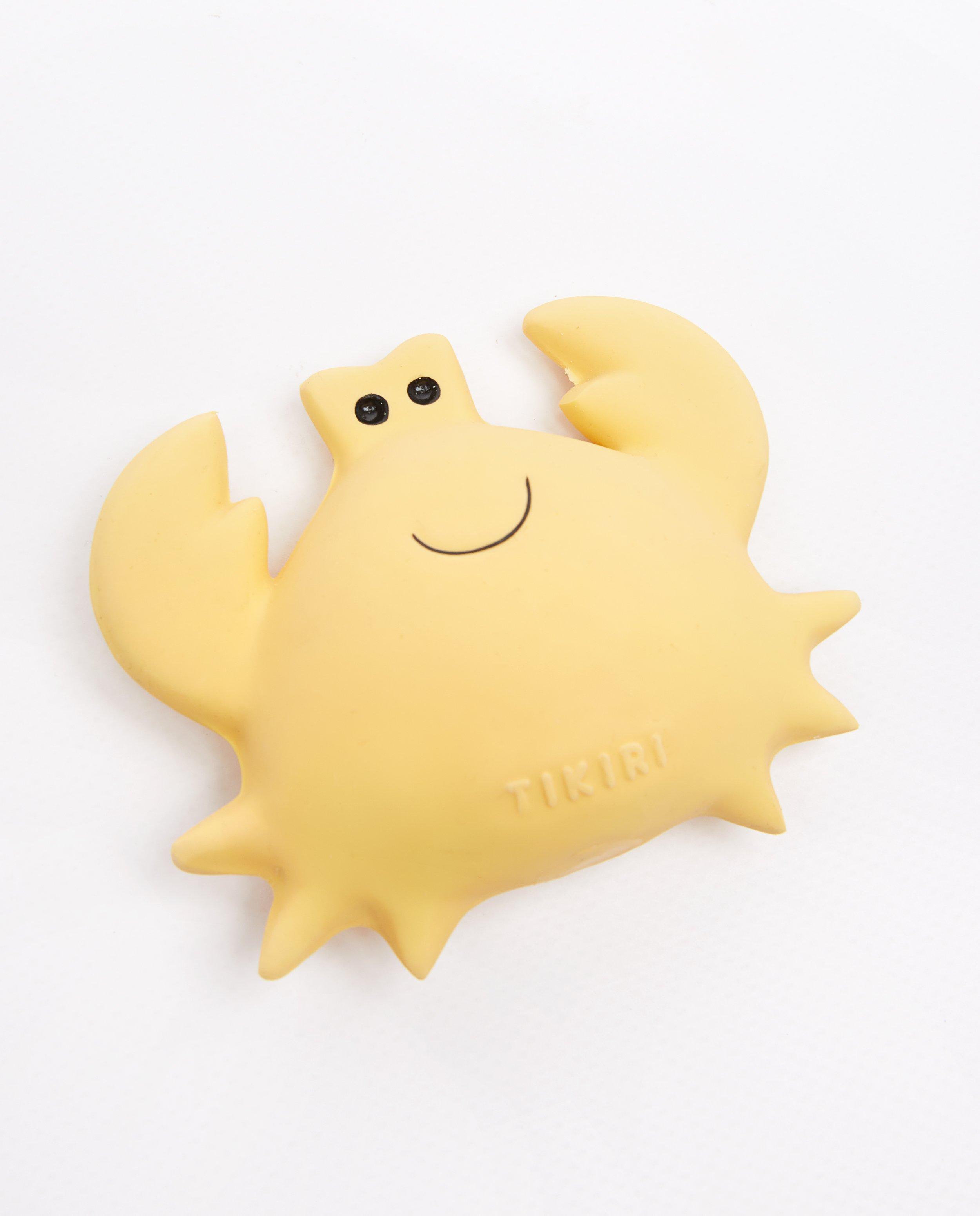 Babyspulletjes - Geel badspeeltje krab Tikiri