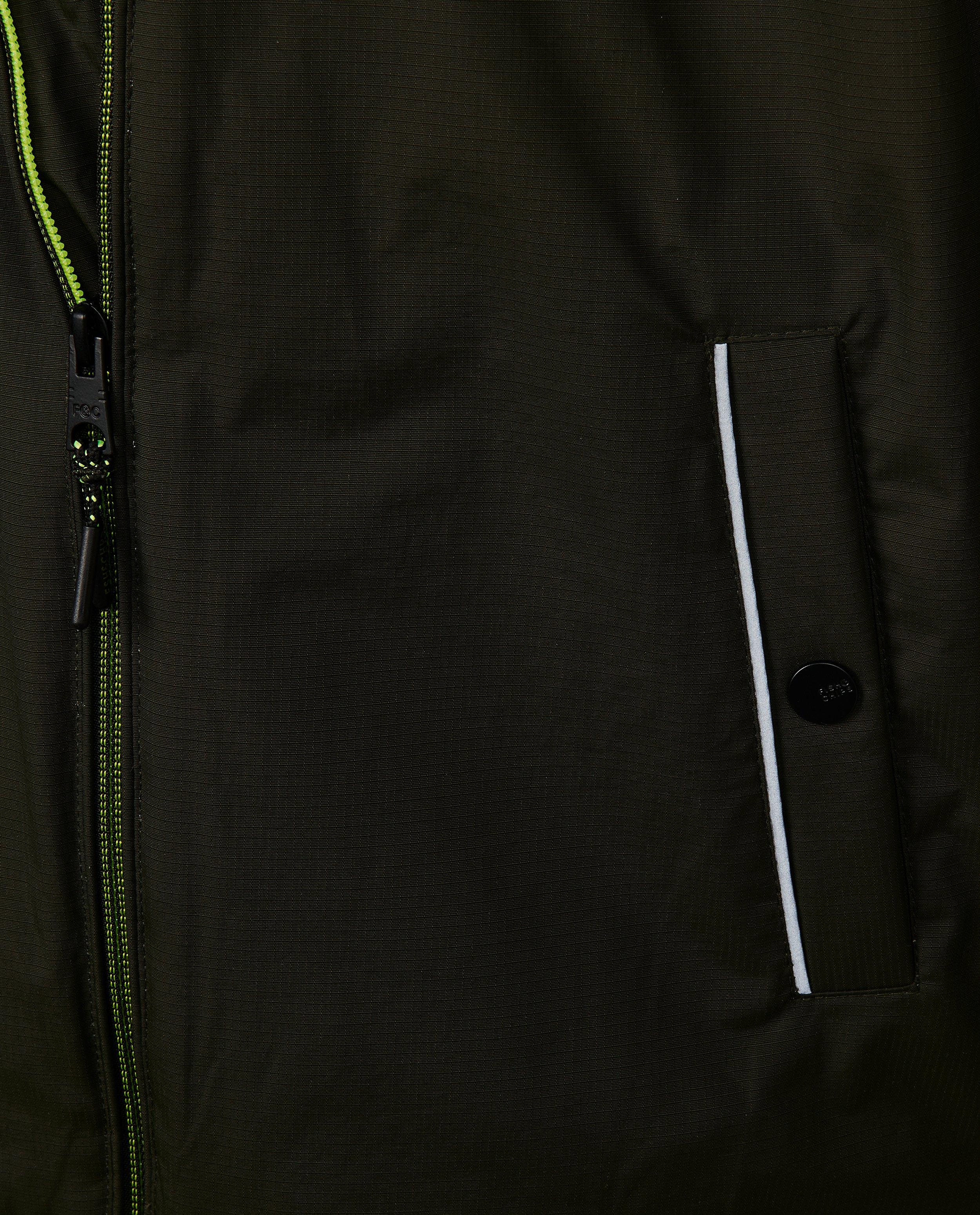 Manteaux d'été - Veste vert foncé à capuchon