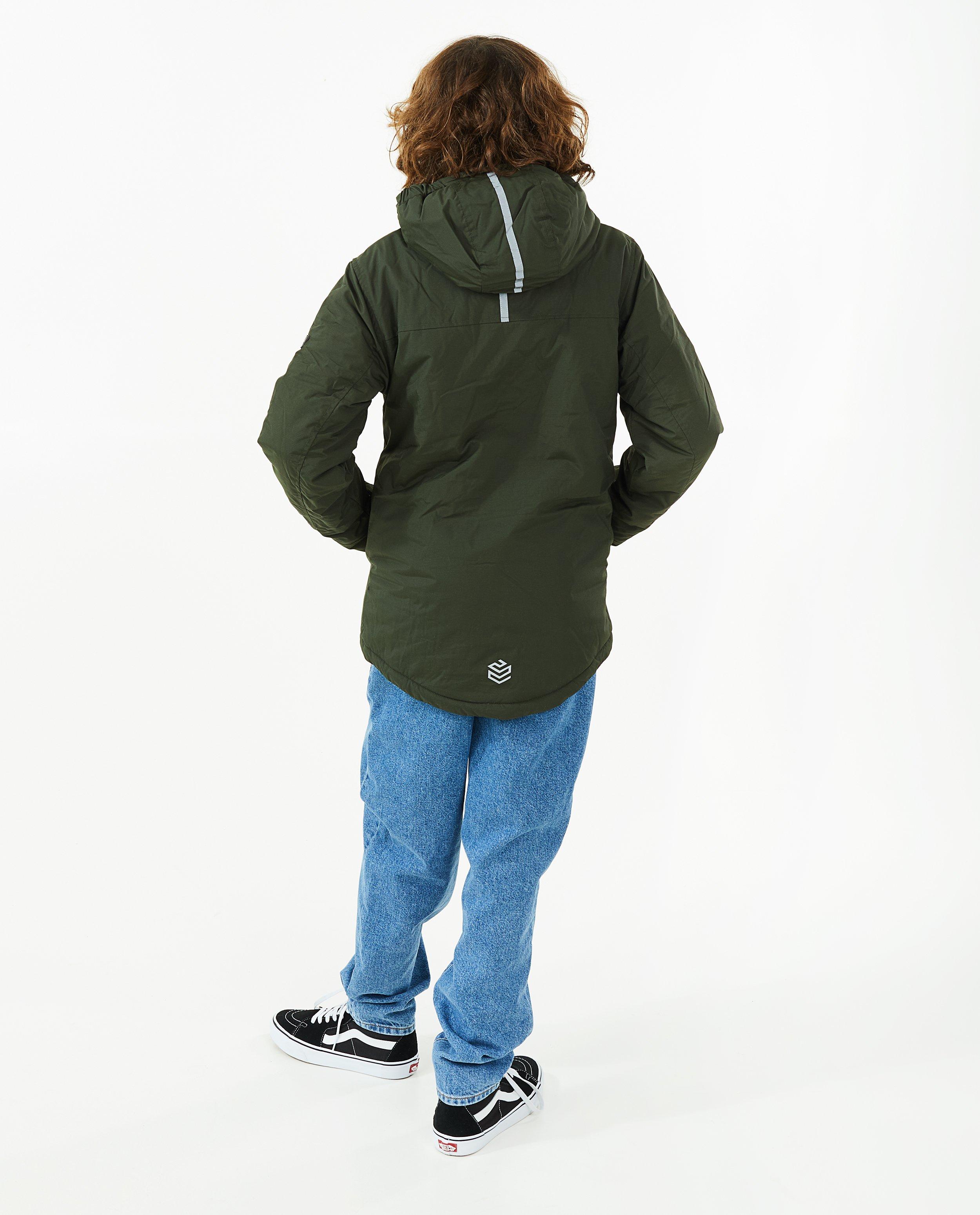 Manteaux d'été - Veste vert foncé à capuchon