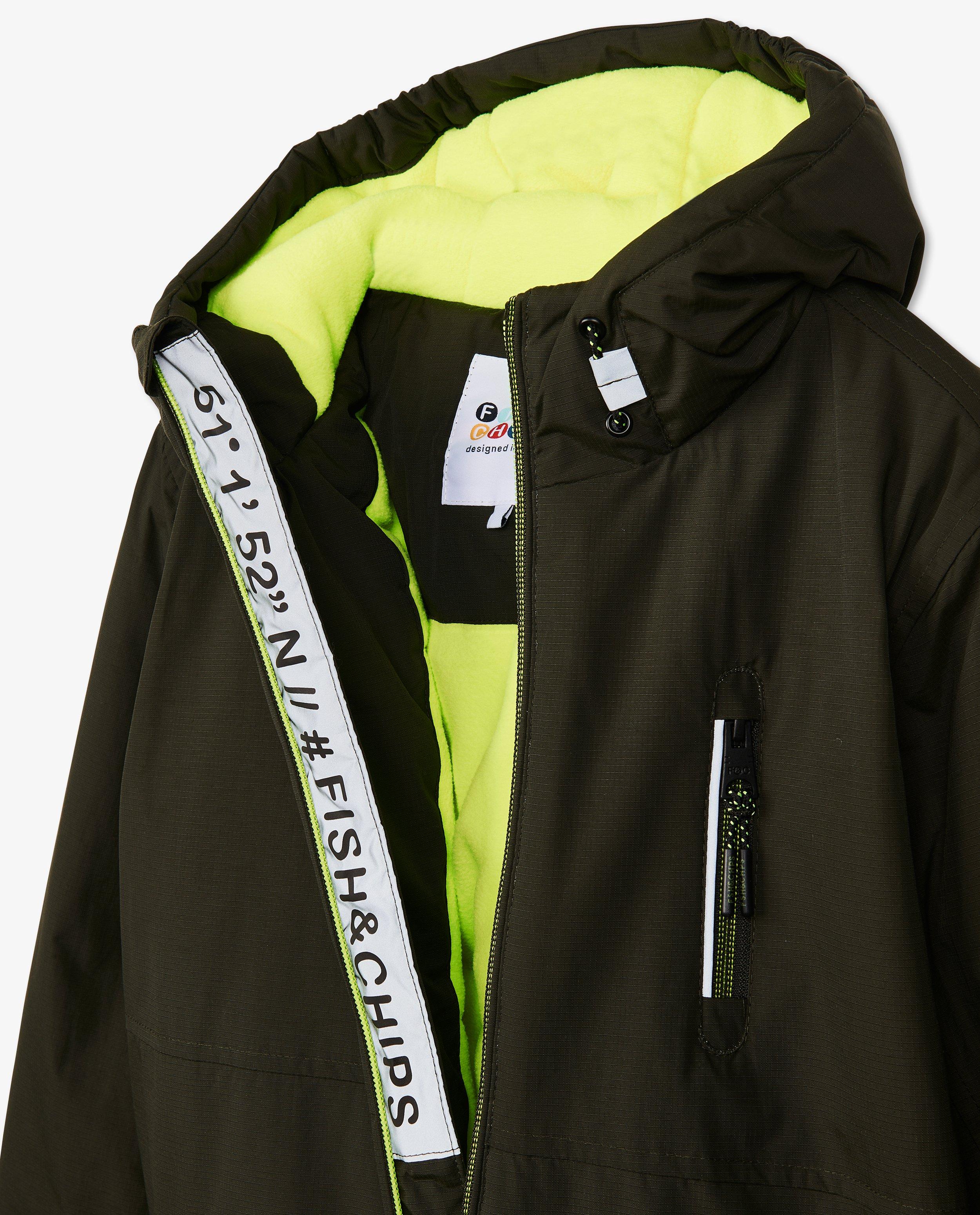 Manteaux d'été - Veste vert foncé à capuchon