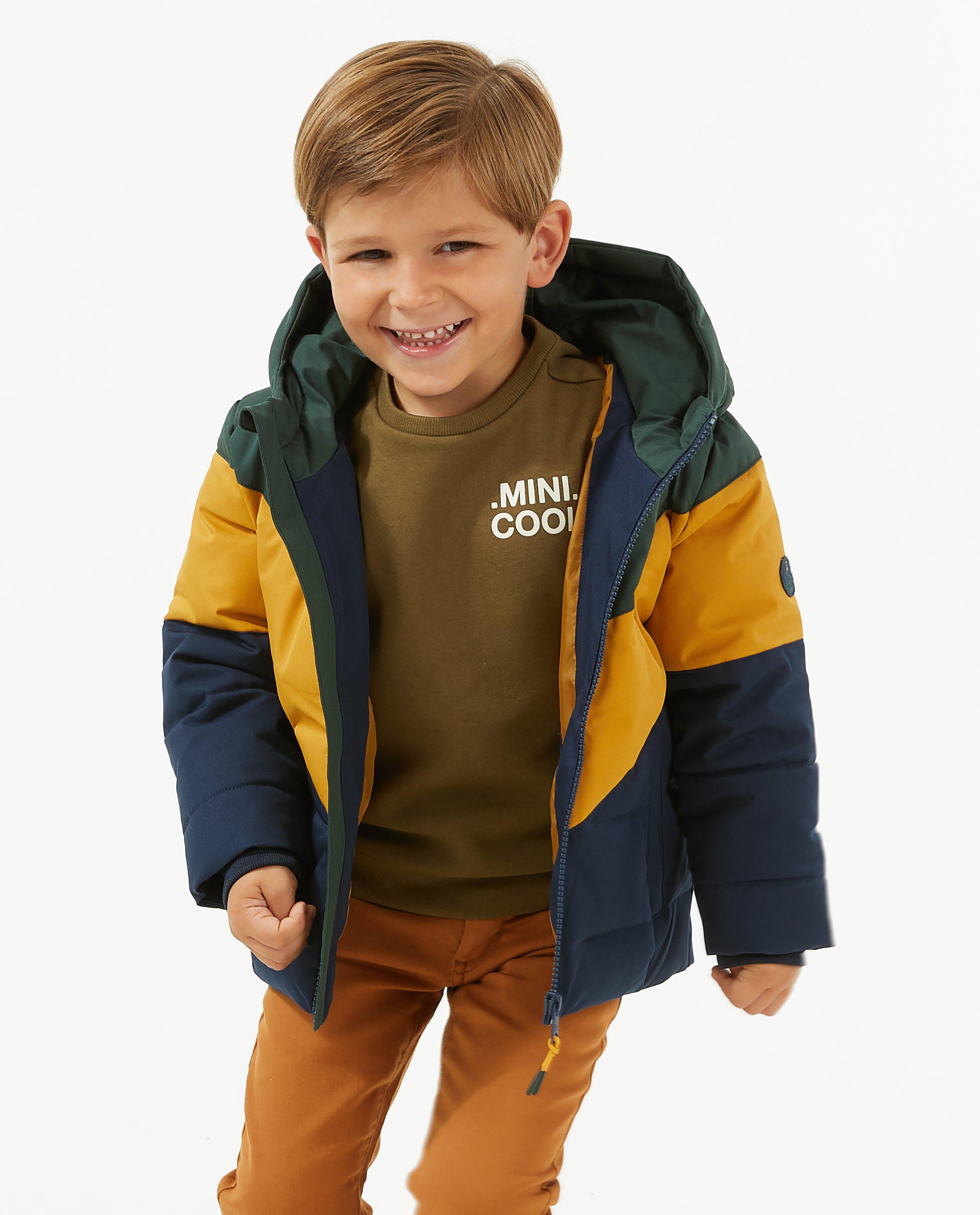 Donsjassen - Jas met color block