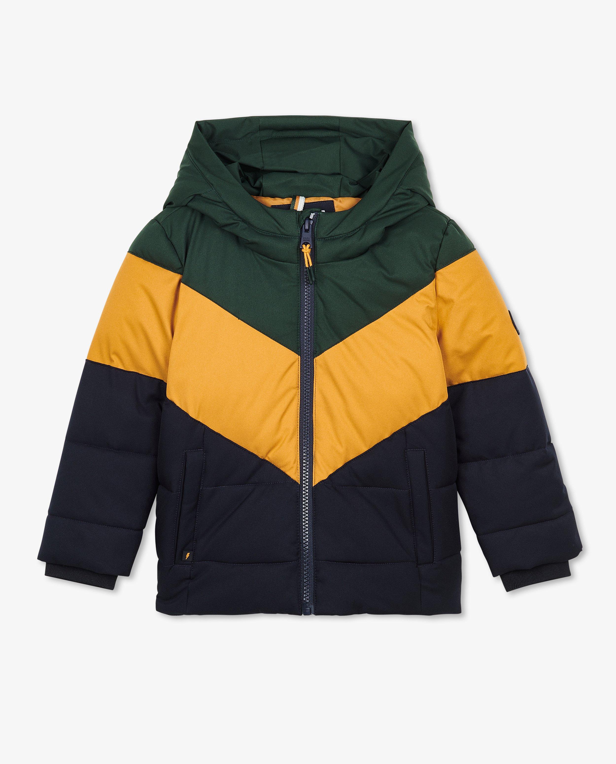 Donsjassen - Jas met color block