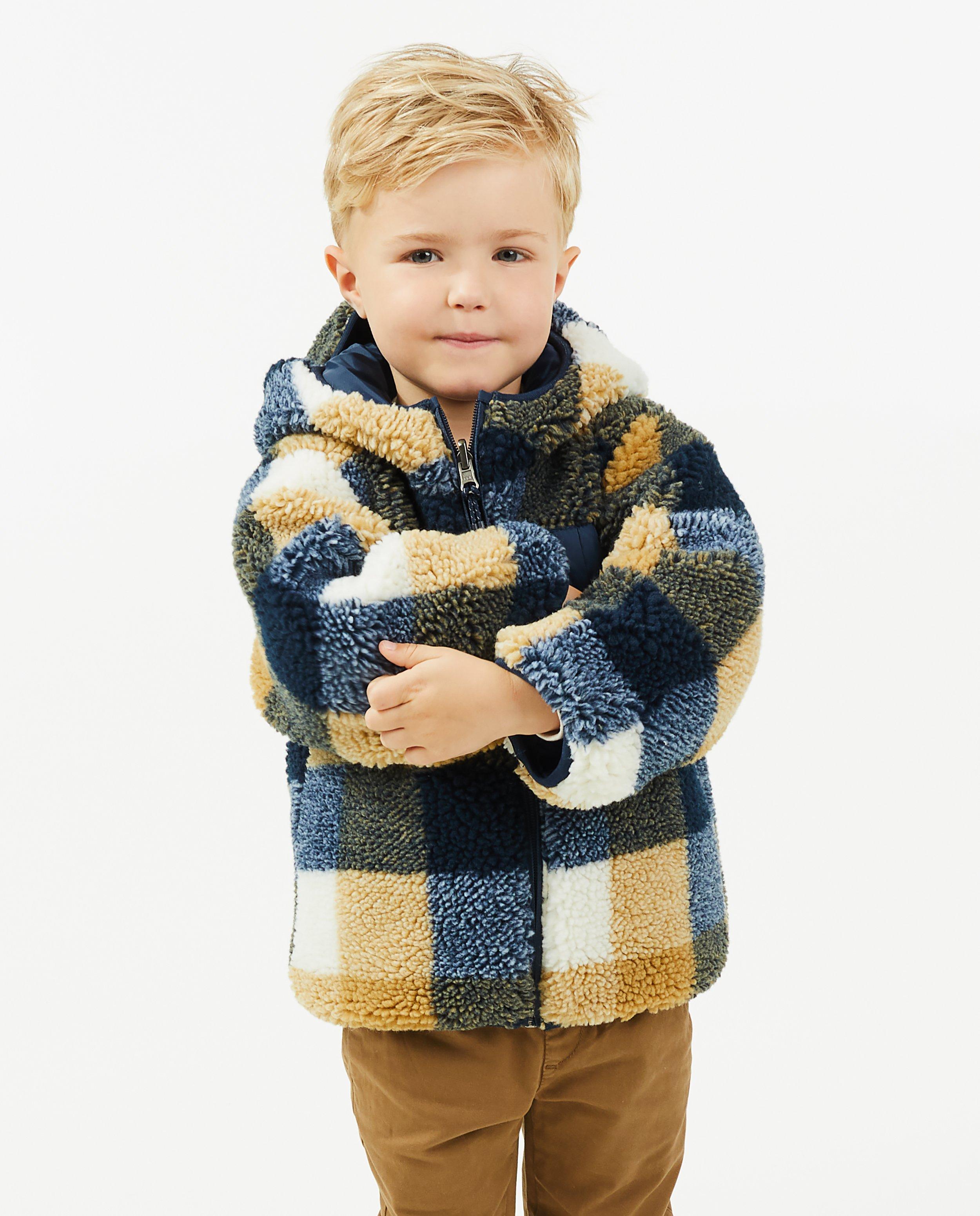 Veste réversible, peluche - Détails du produit - bleu - image numéro 2