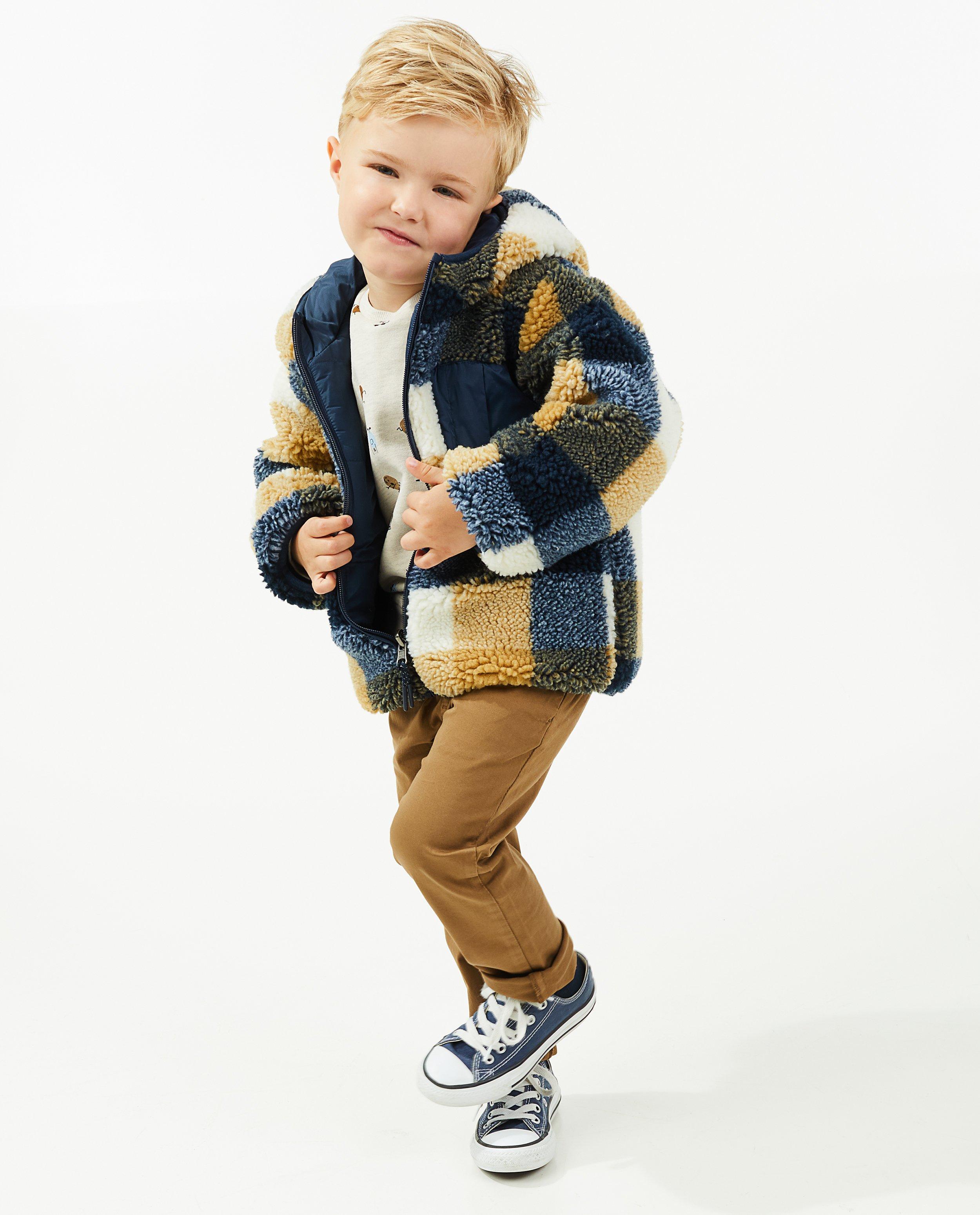 Veste réversible, peluche - Détails du produit - bleu - image numéro 3