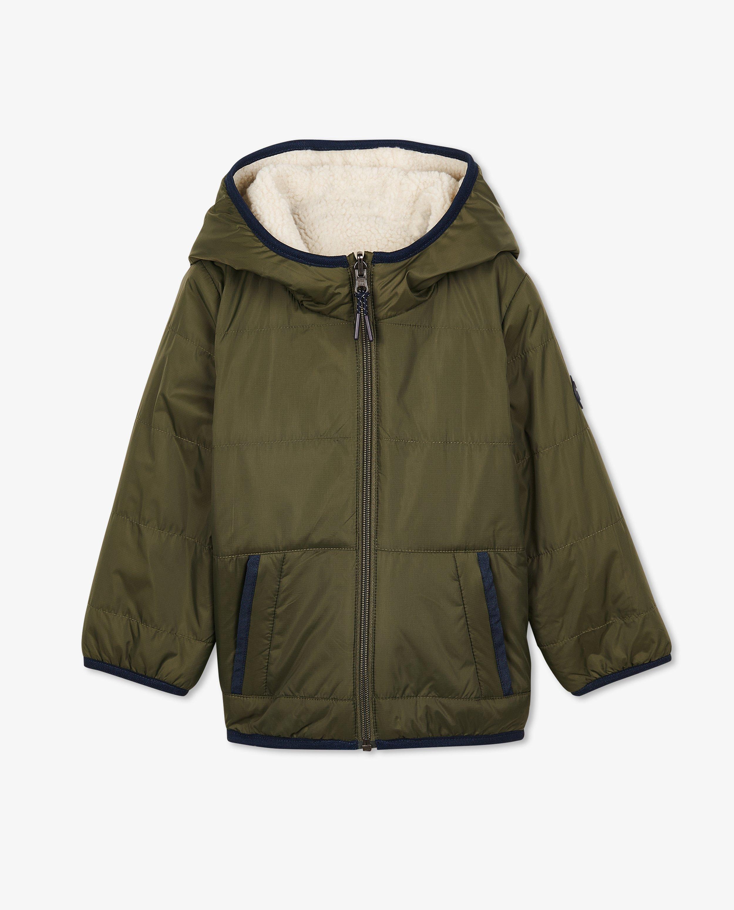 Manteaux d'été - Veste réversible, peluche