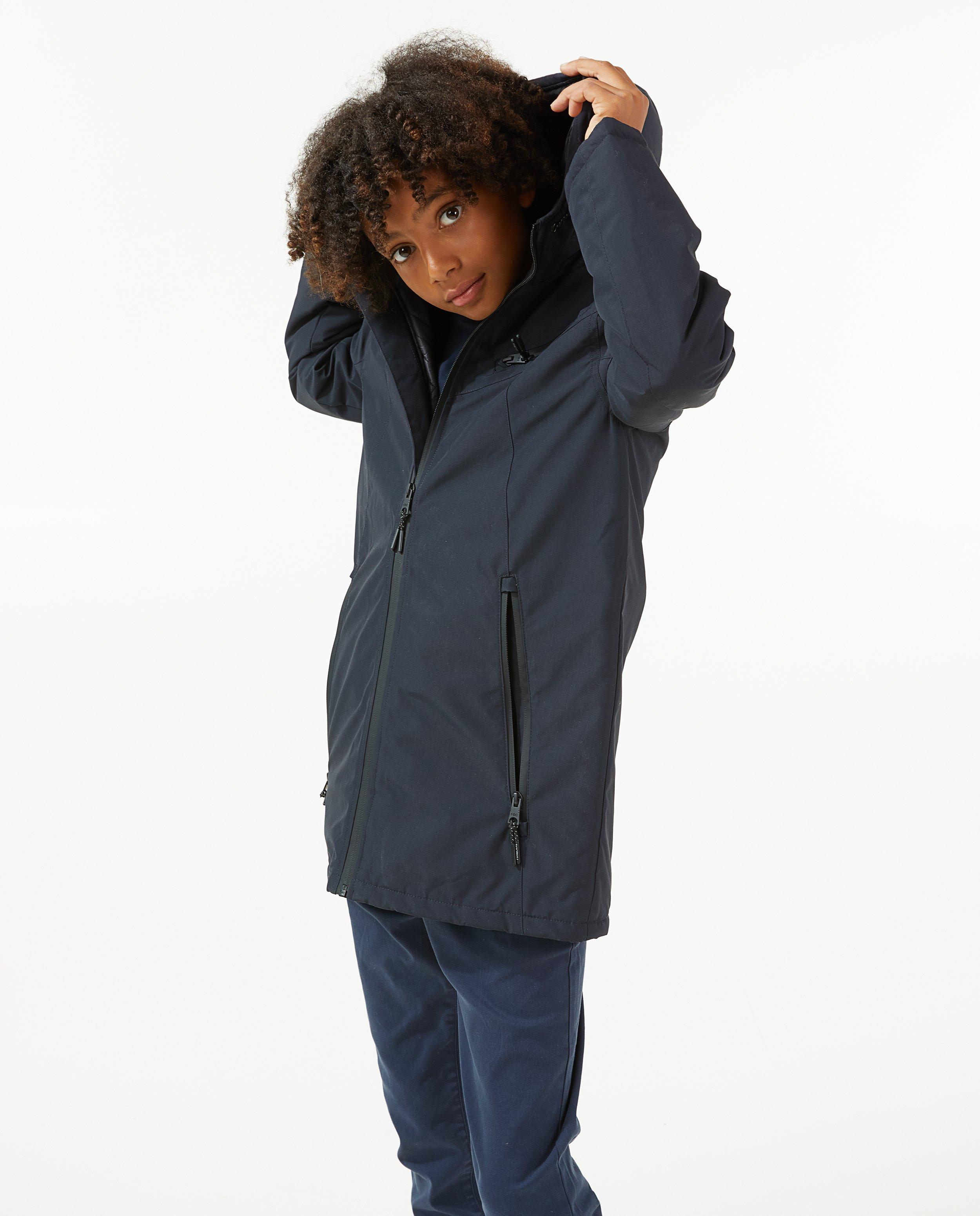 Parka's - Donkerblauwe winterjas met kap