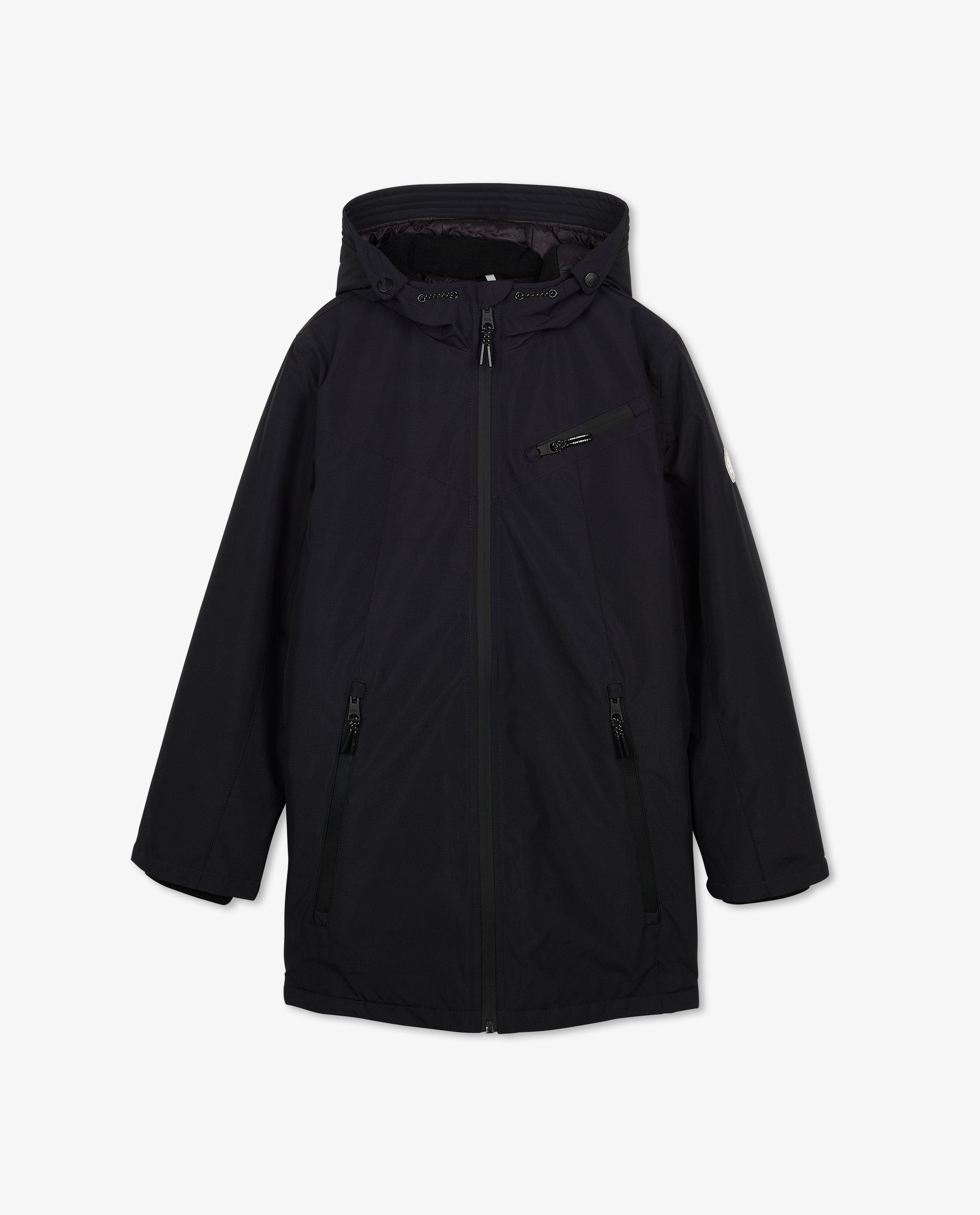 Parka's - Donkerblauwe winterjas met kap