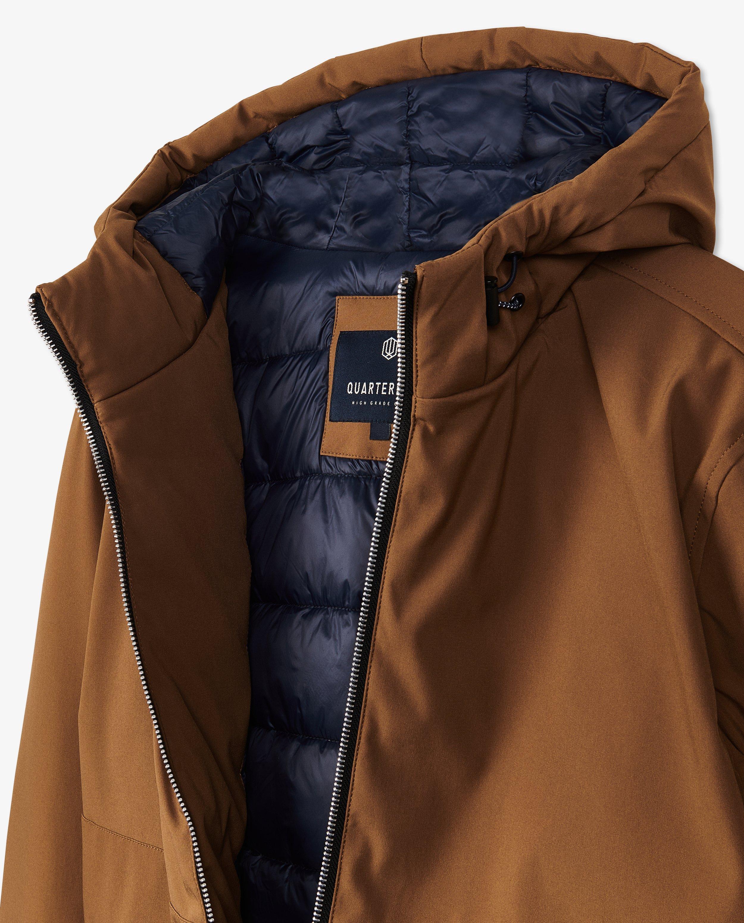 Bruine jas met kap - Product Detail - bruin - afbeelding nummer 7